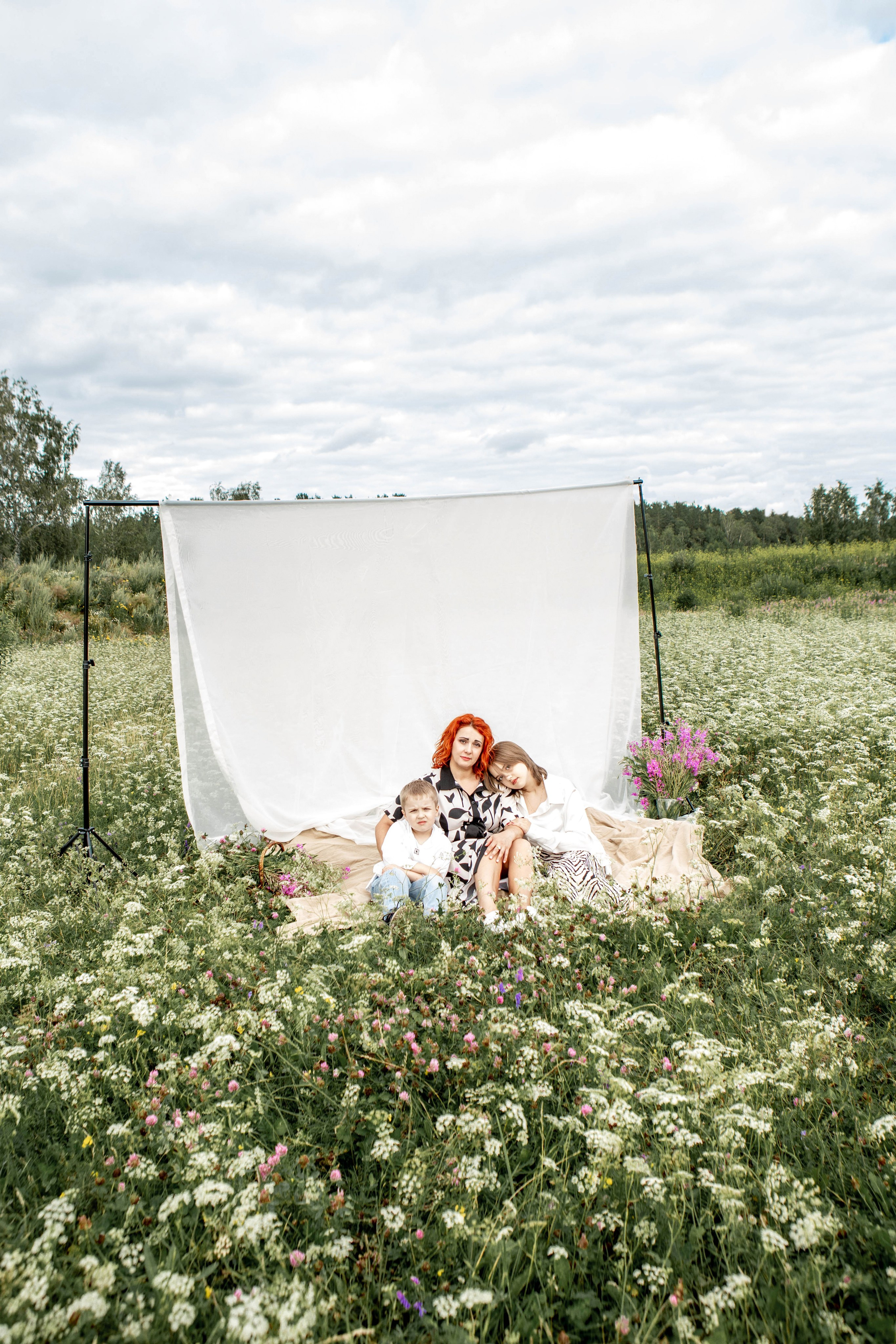 Мама и дети. Фотограф Екатерина Голицына