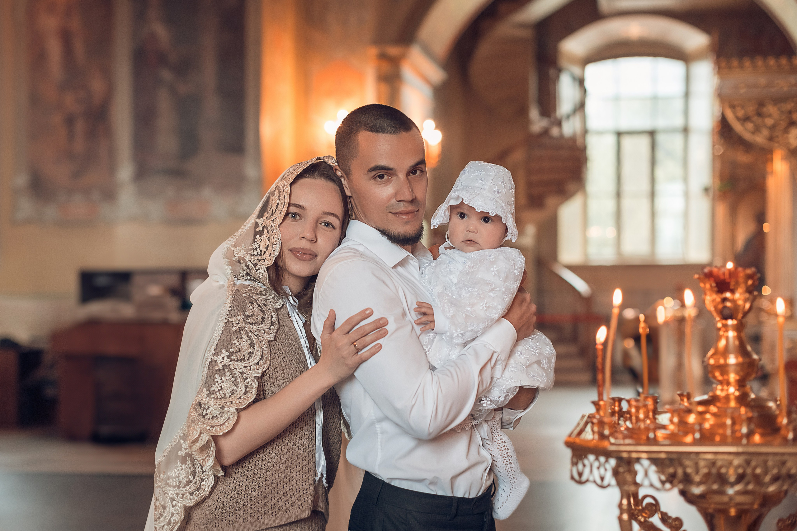 Таинство Крещения Марии в соборе Покрова Божьей Матери. Главная