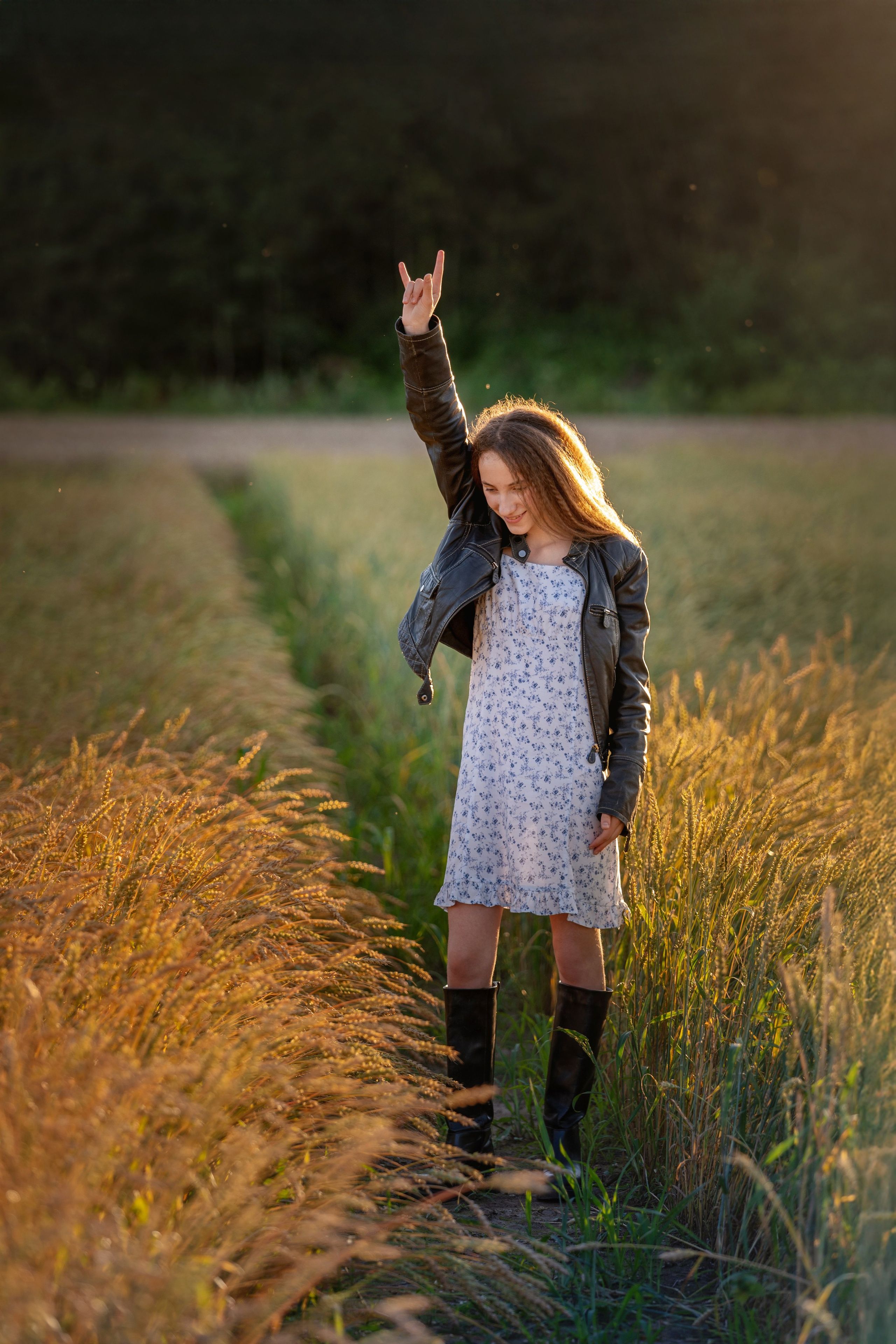 Закат для нее. Выпускные альбомы Москва и МО. Школьный и семейный фотограф