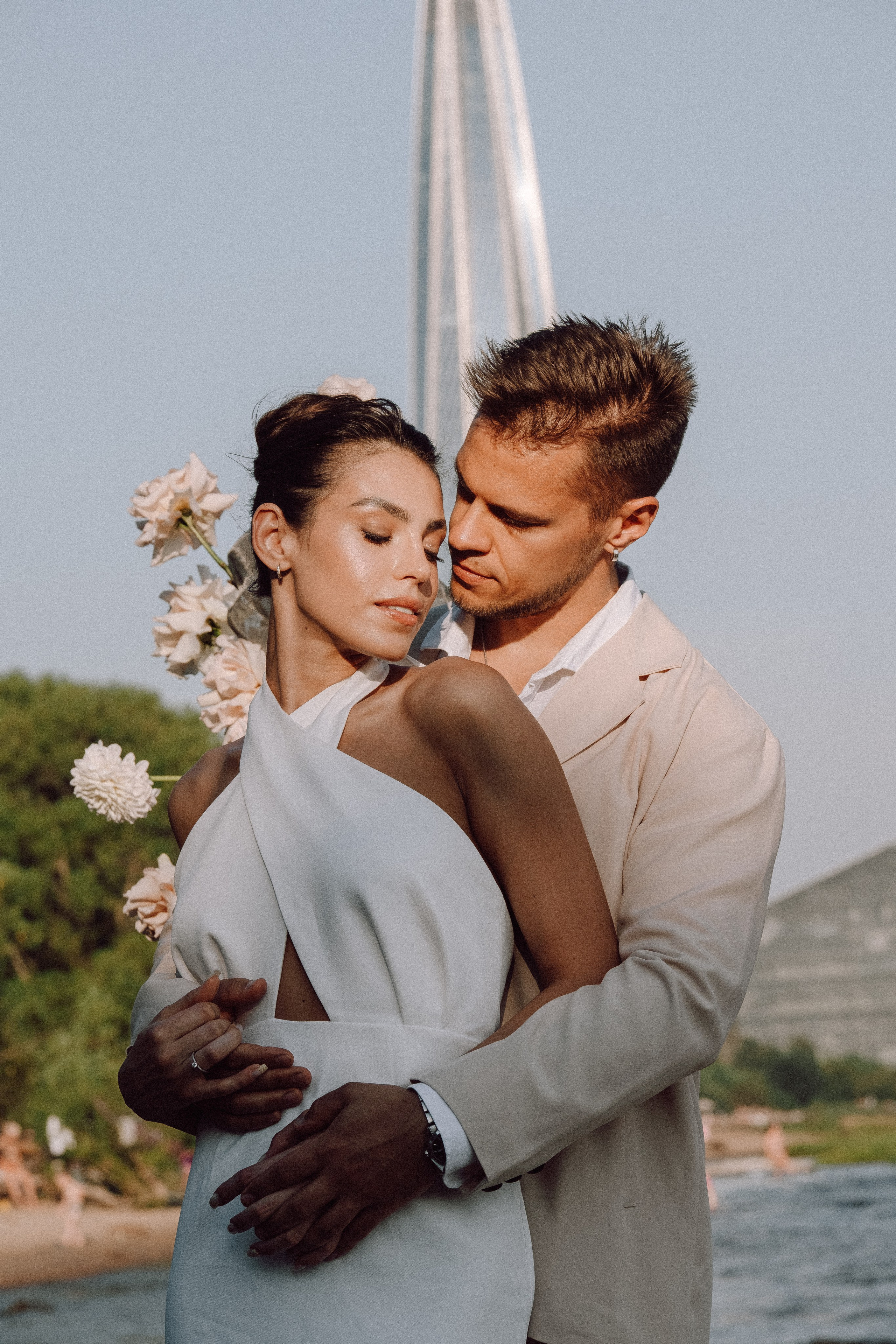 СВАДЕБНАЯ ФОТОСЕССИЯ ВЫЕЗДНОЙ ЦЕРЕМОНИИ (ФИНСКИЙ ЗАЛИВ). Профессиональный фотограф, Санкт-Петербург — Виктория Богомолова