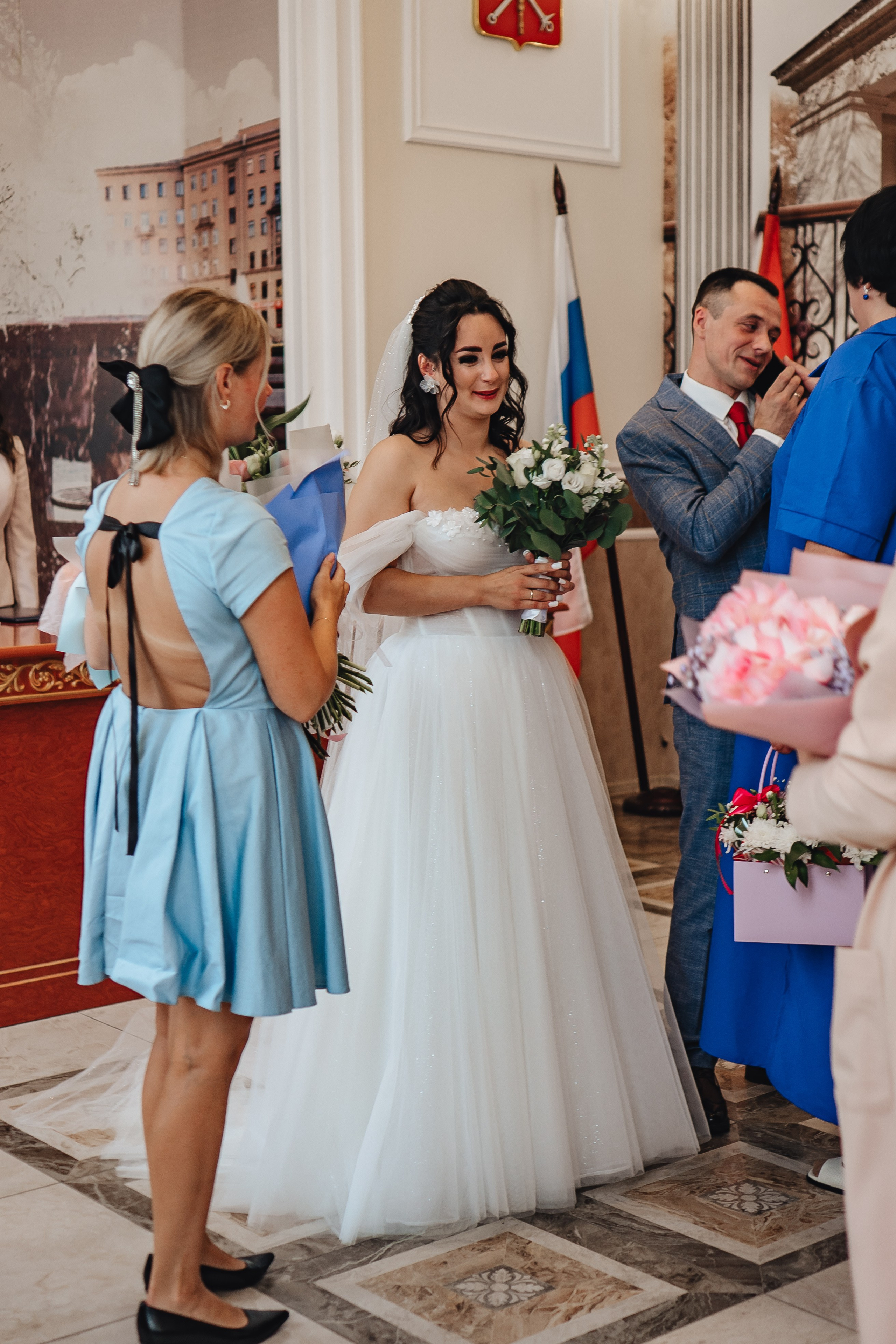 СВАДЕБНАЯ СЬЕМКА В ЗАГСЕ НА МОСКОВСКОМ ПРОСПЕКТЕ. Профессиональный фотограф, Санкт-Петербург — Виктория Богомолова