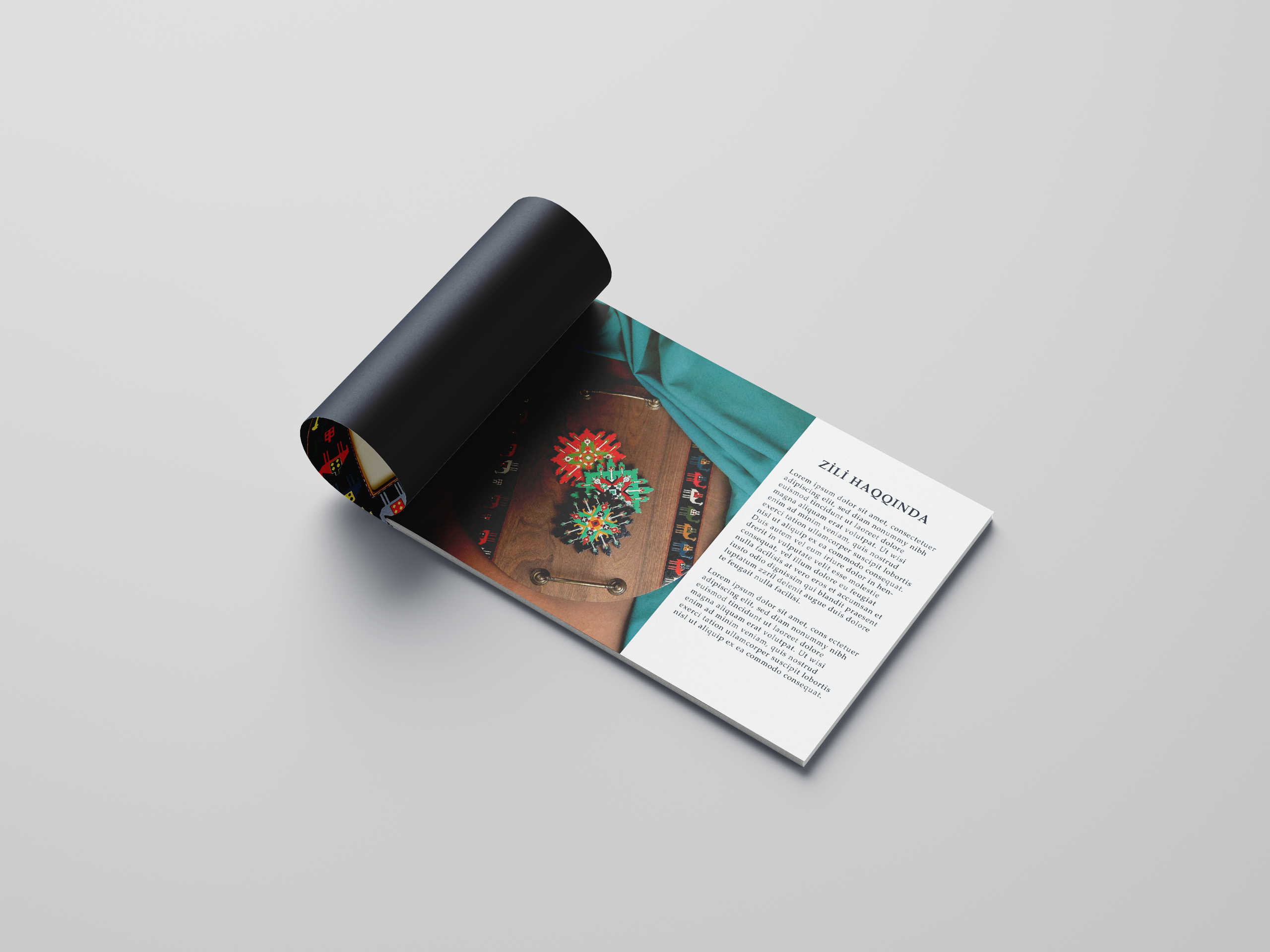 Catalog design for the Zili. Design, illustration and painting