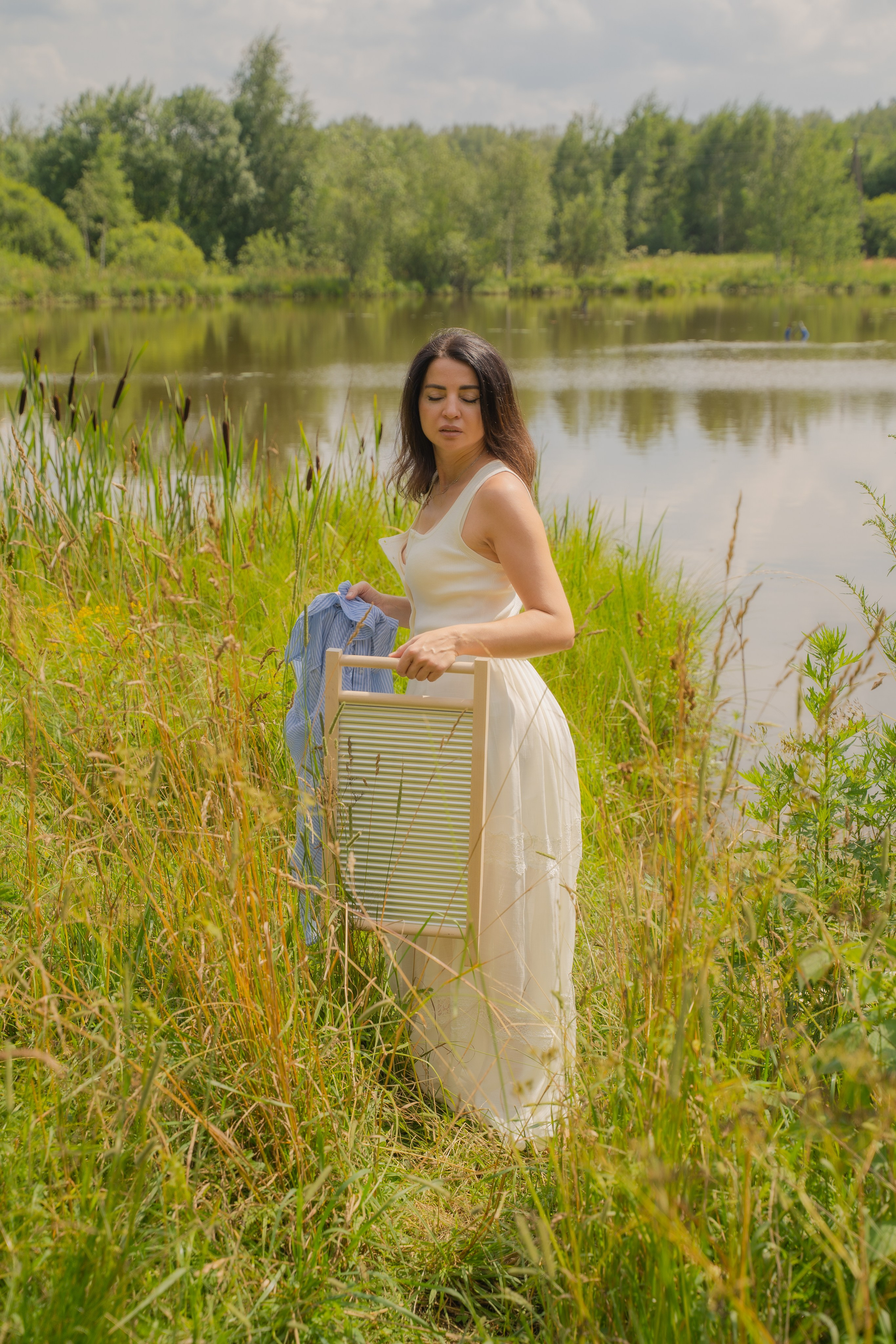 Фотосессия на природе «прачка»