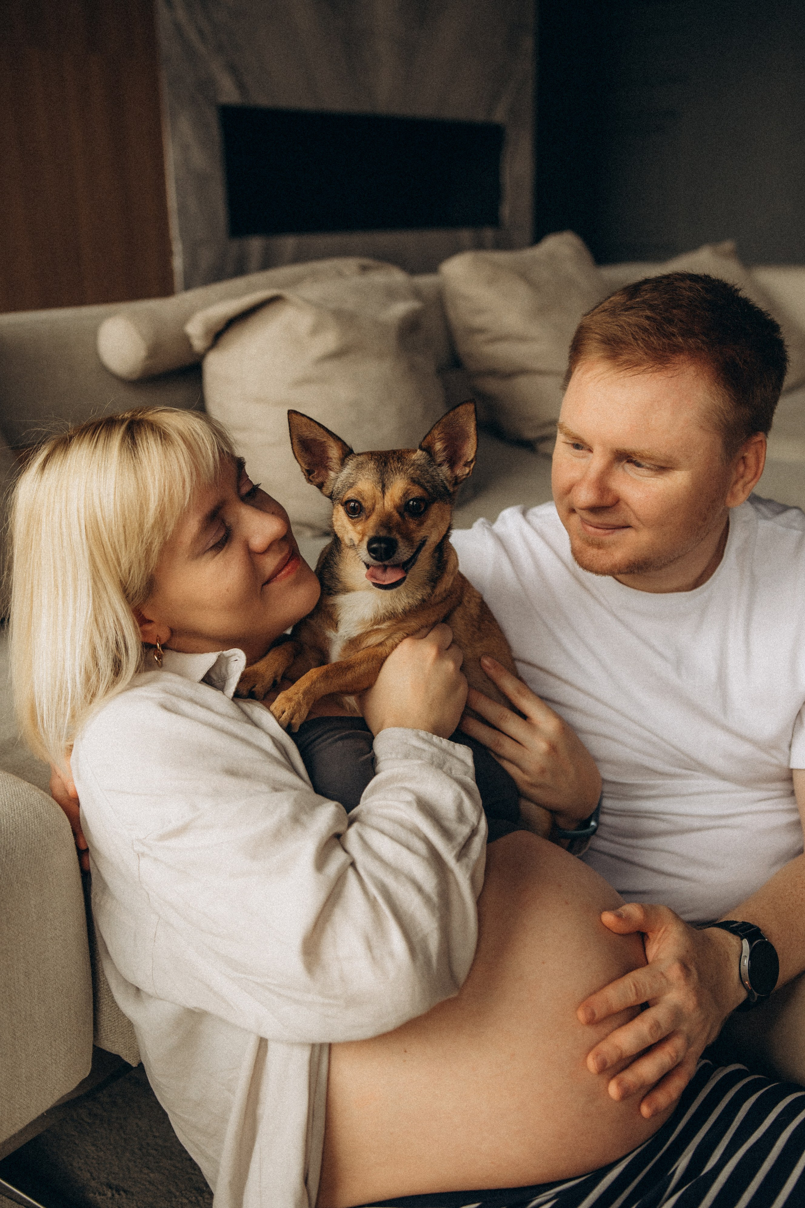 Алена, Антон и Гая. Гаврилова Настя семейный фотограф lifestyle в Москве