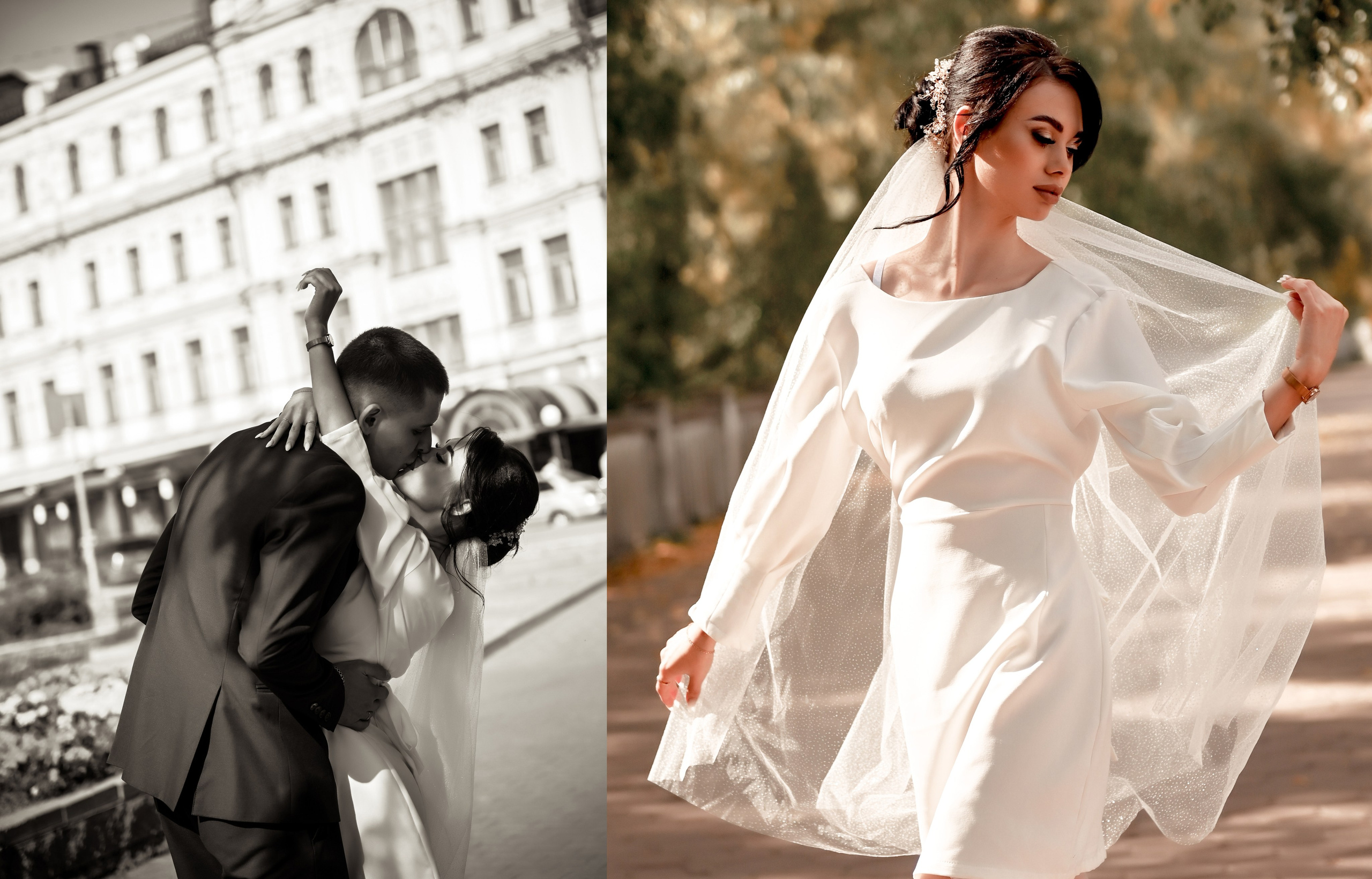 Небольшая часть фото со свадебной съемки Алексея и Даши. Свадебный, семейный, детский, контент фотограф в Омске Максим Ильин