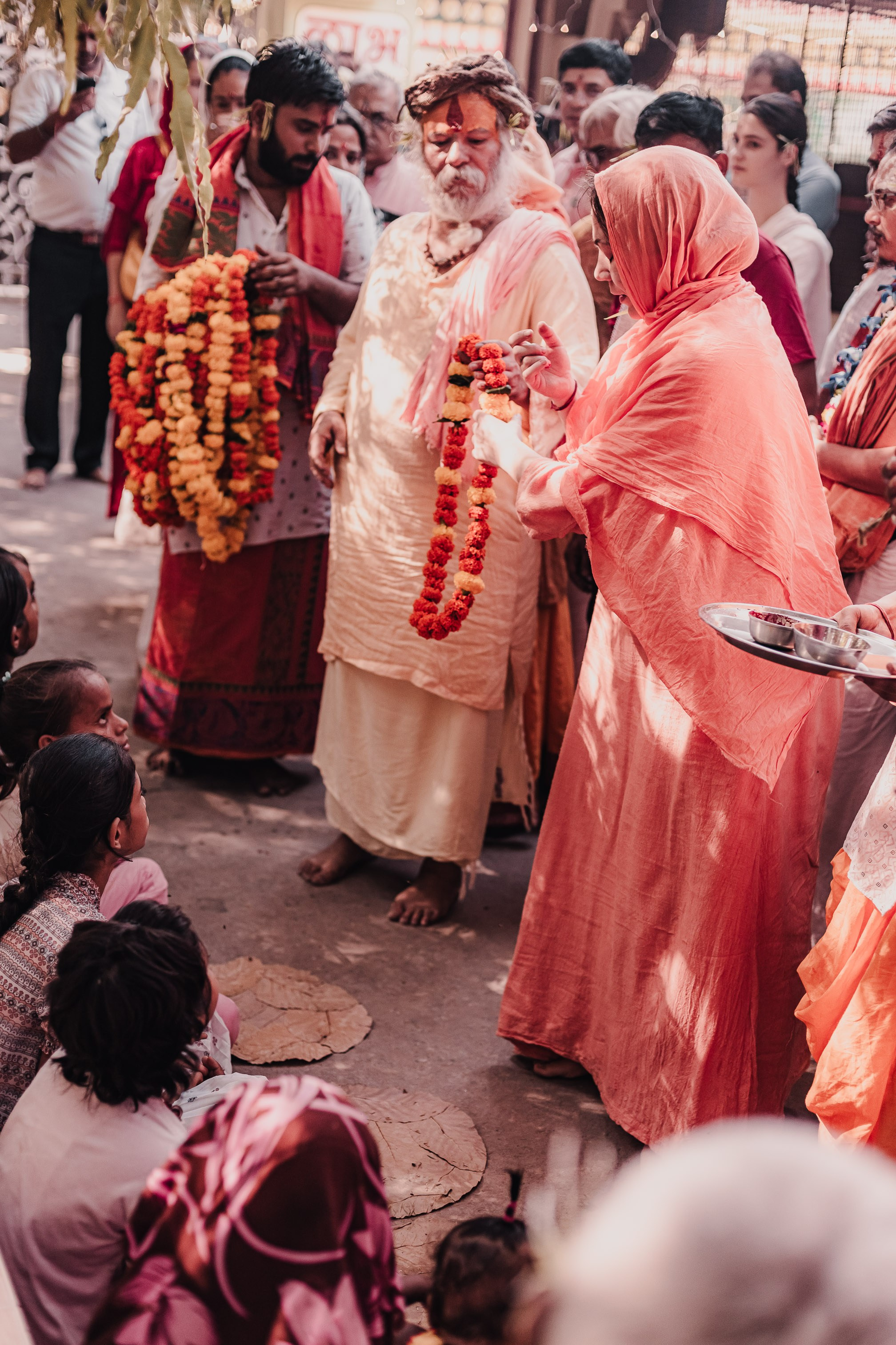 Navaratri yajna at Devraha Baba Ji ashram. Мариам Багдасарян