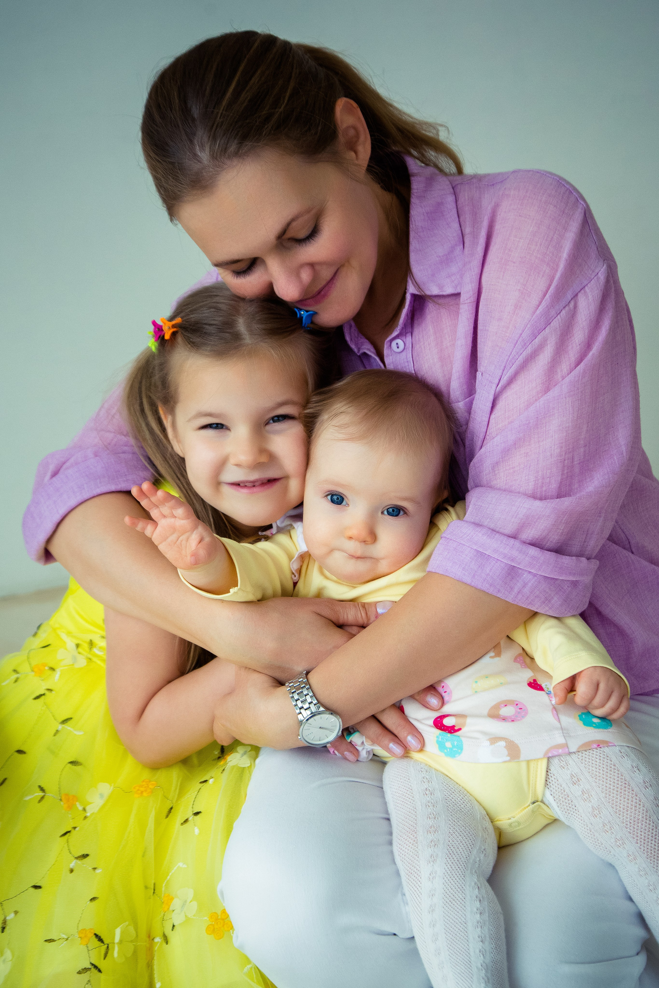 Семейная фотосессия в студии One take studio VANILLA. Свадебный и семейный фотограф в Москве и Подмосковье Лариса Козлова