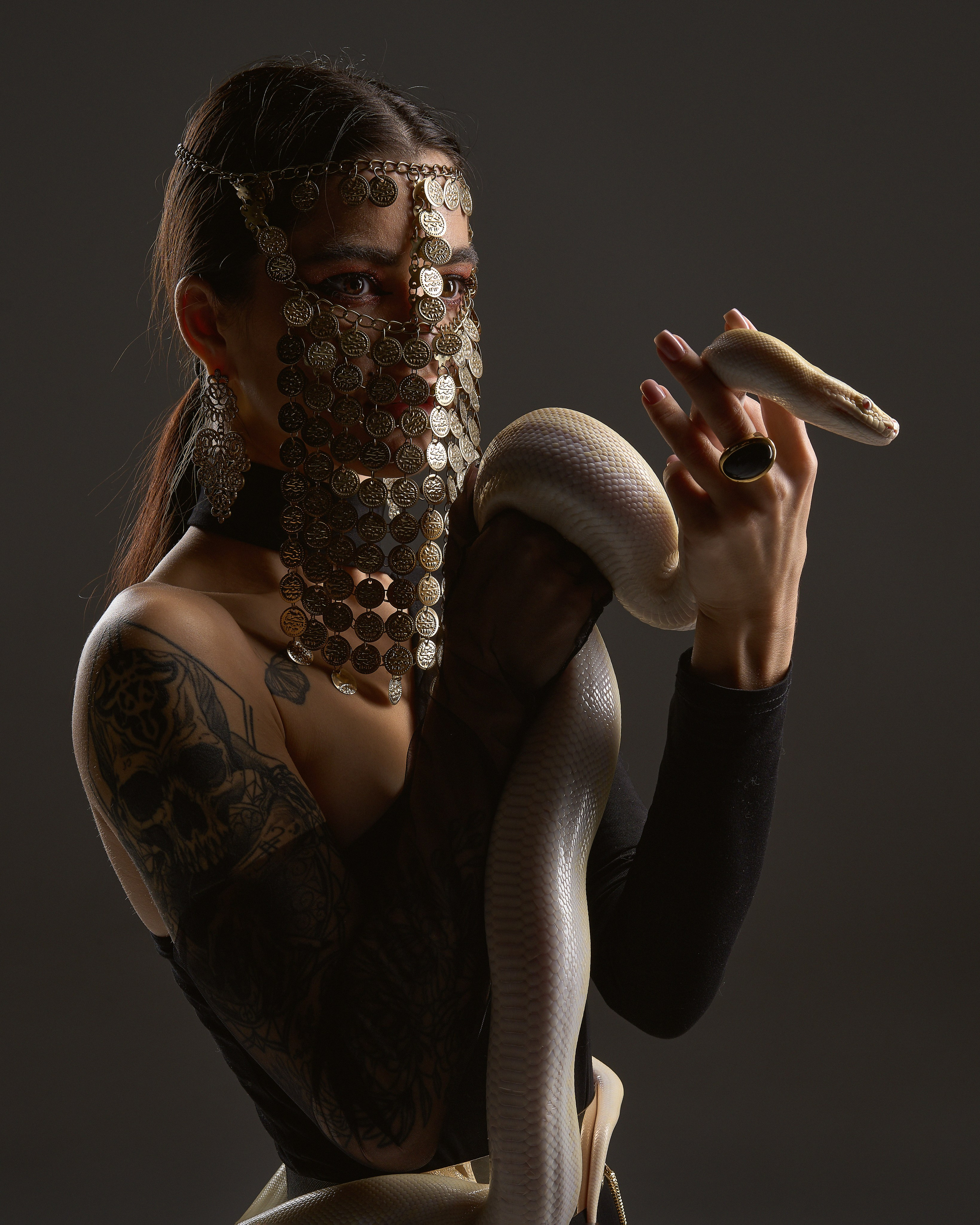 Съёмка со змеями