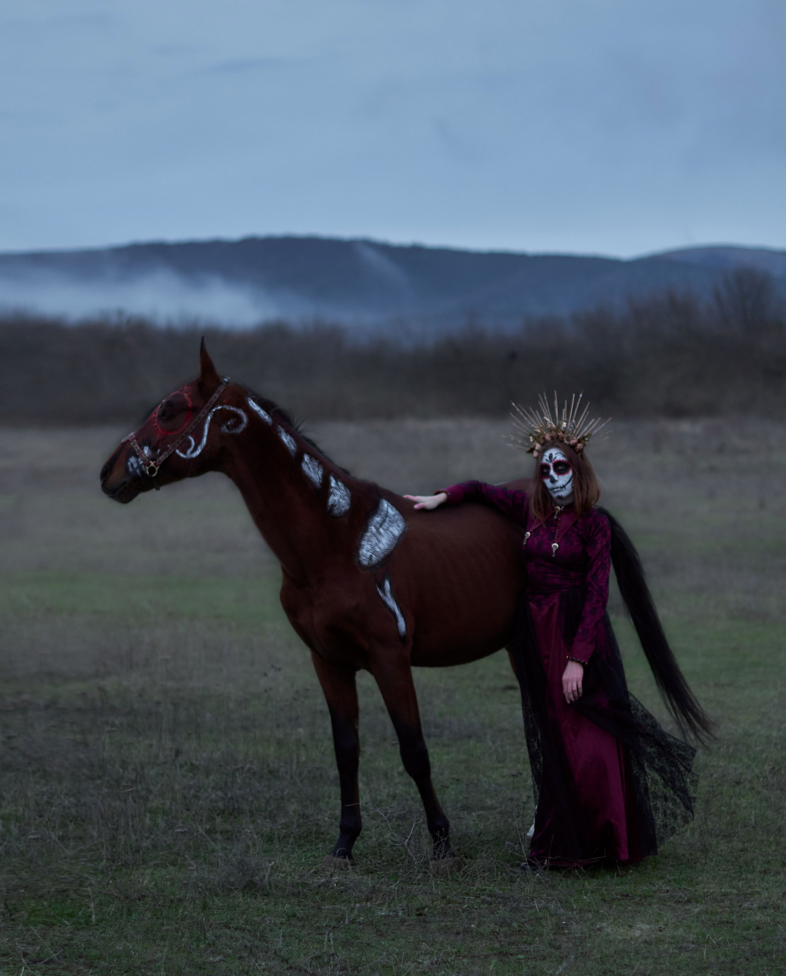 Фотосессия в стиле праздника El Día de Muertos. Фотограф в Севастополе