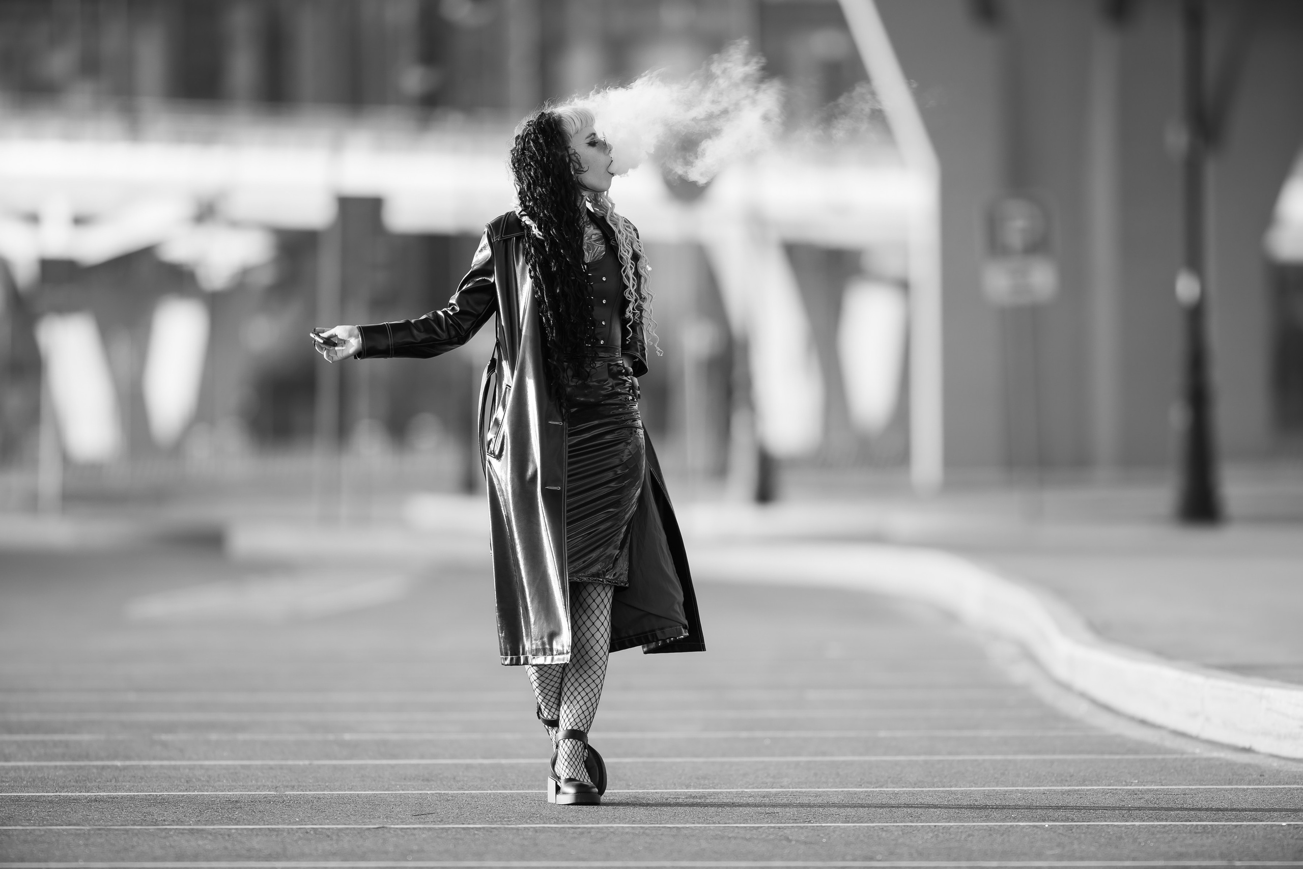 Оля. Паркинг. Портретный фотограф в Санкт-Петербурге Александр Быстрицкий