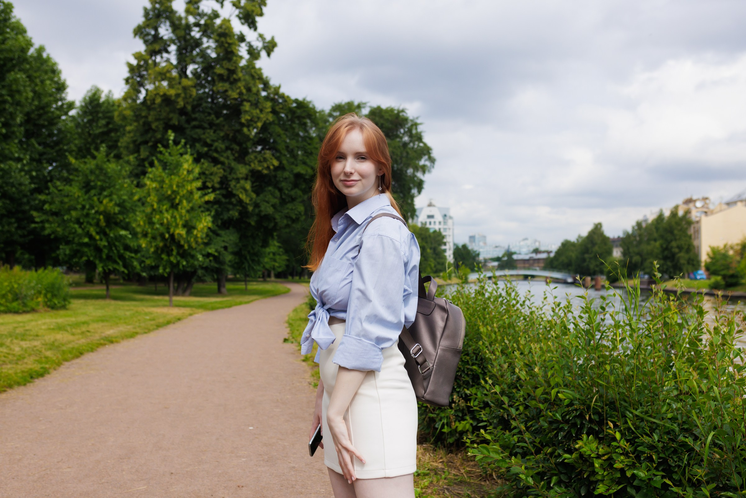Маша Исаева. Петровский парк. Портретный фотограф в Санкт-Петербурге Александр Быстрицкий