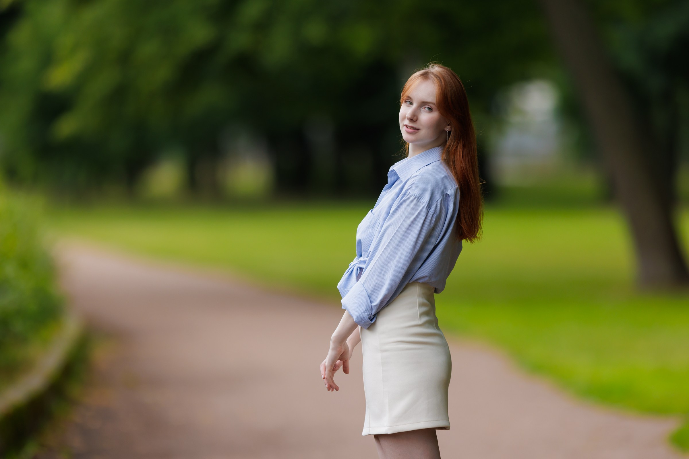 Маша Исаева. Петровский парк. Портретный фотограф в Санкт-Петербурге Александр Быстрицкий