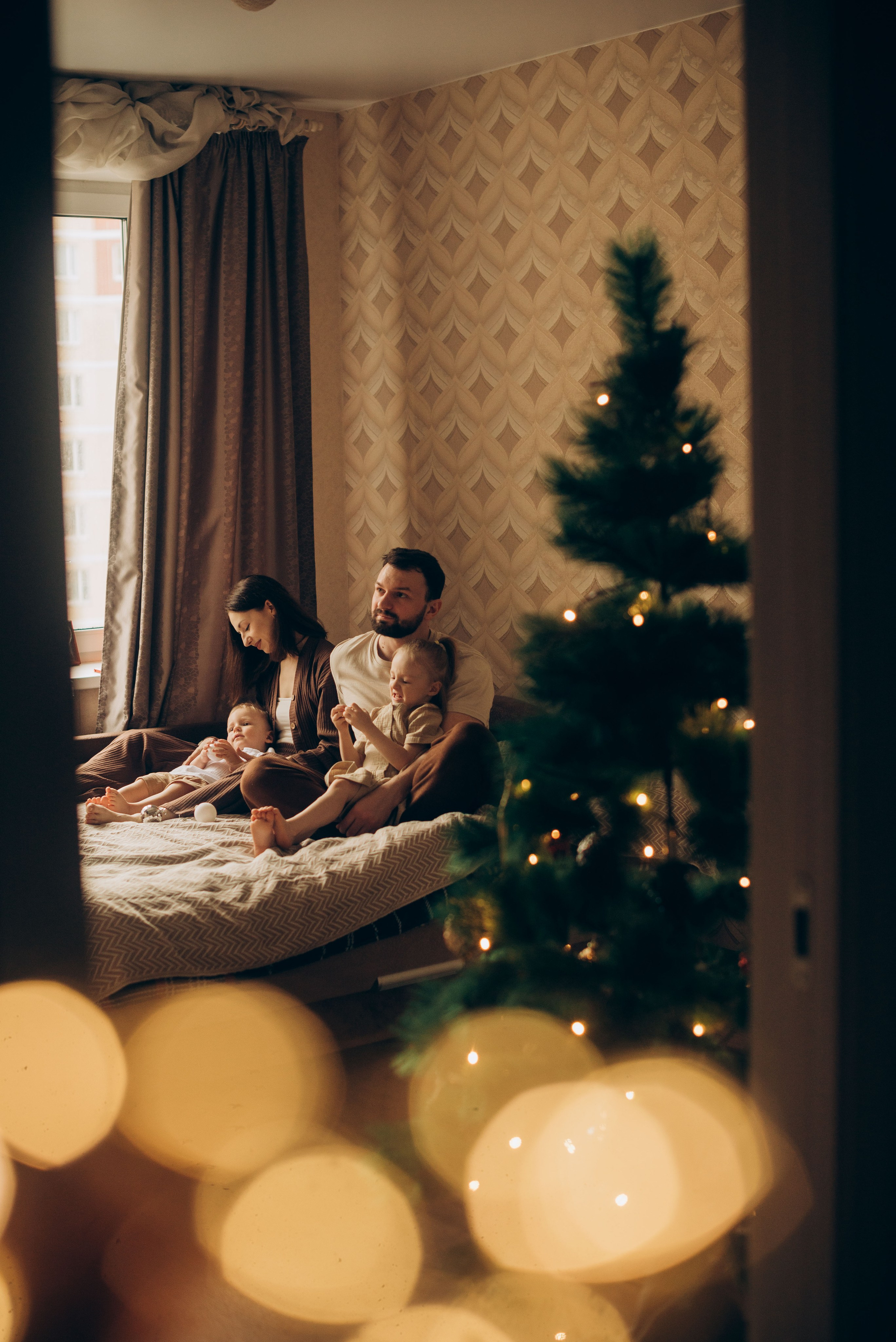 Домашние новогодние истории. Семейный фотограф в Домодедово и Москве Елена Пичугина