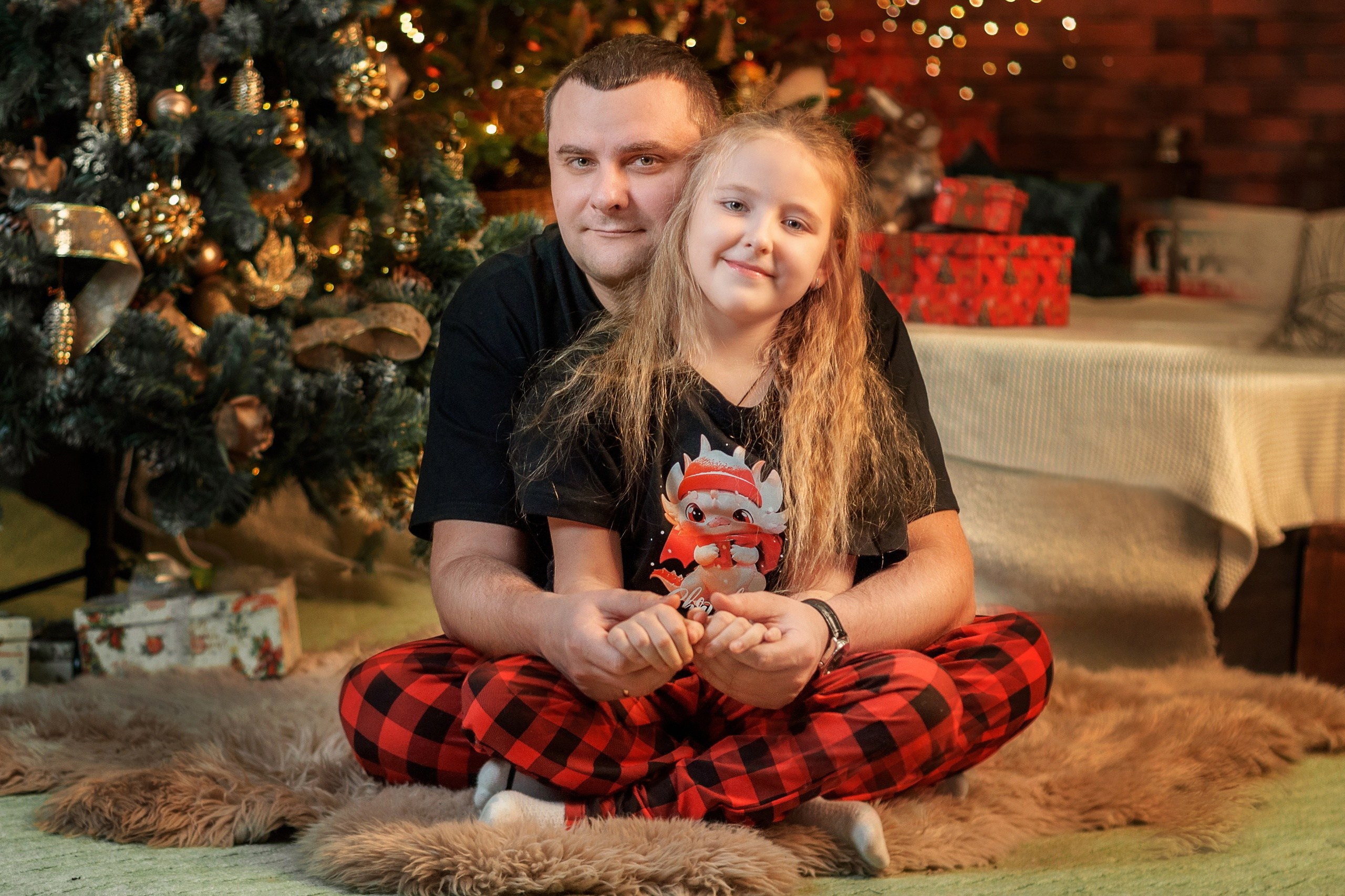 Новогодняя фотосессия. Инна. Женя. Детский и семейный фотограф Анна Орманжи, Салехард
