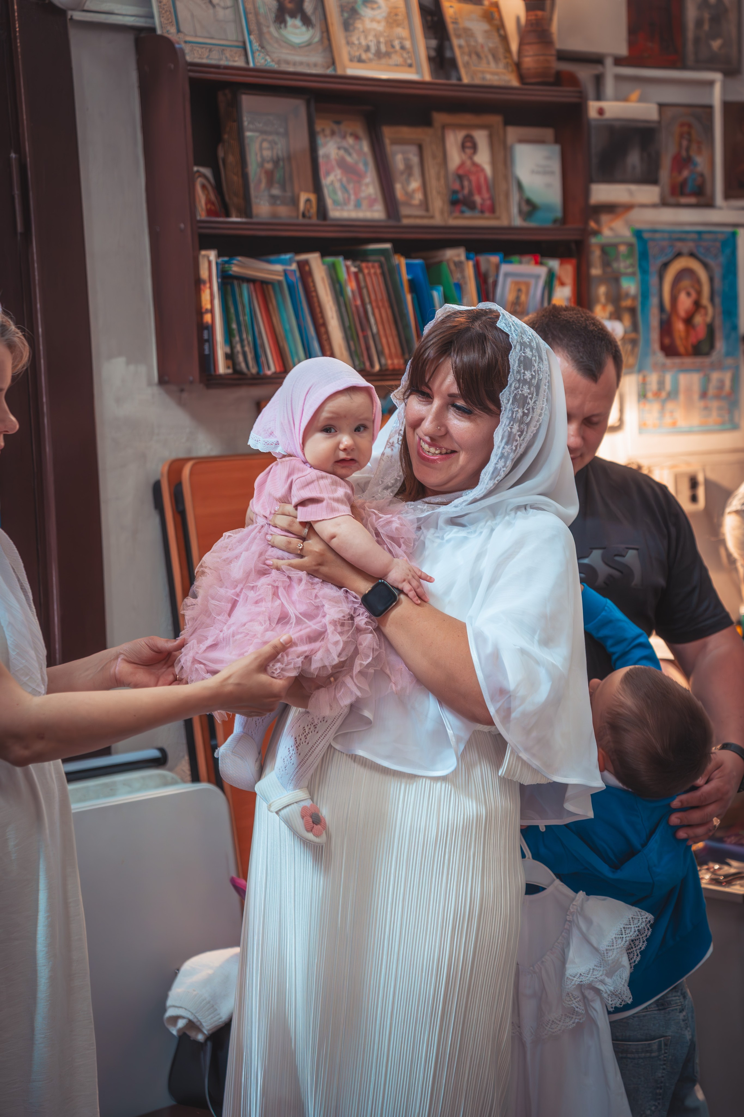 Крещение Анастасии в храме Михаила Тверского. Фотограф Евгений Егоров
