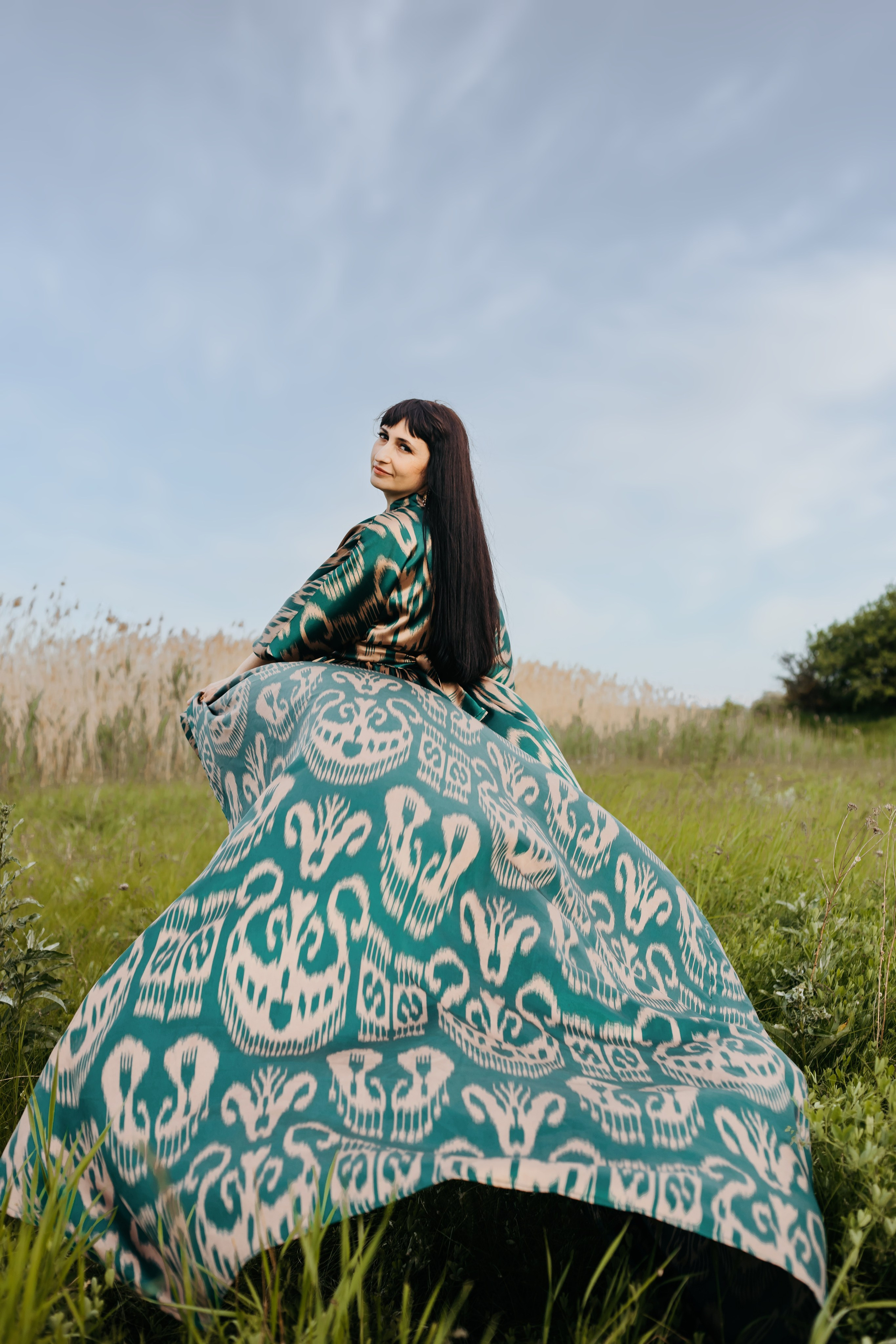 Экзотическая фотосессия в красивом платье. Свадебный и семейный фотограф в Краснодарском крае Мария Данилкина