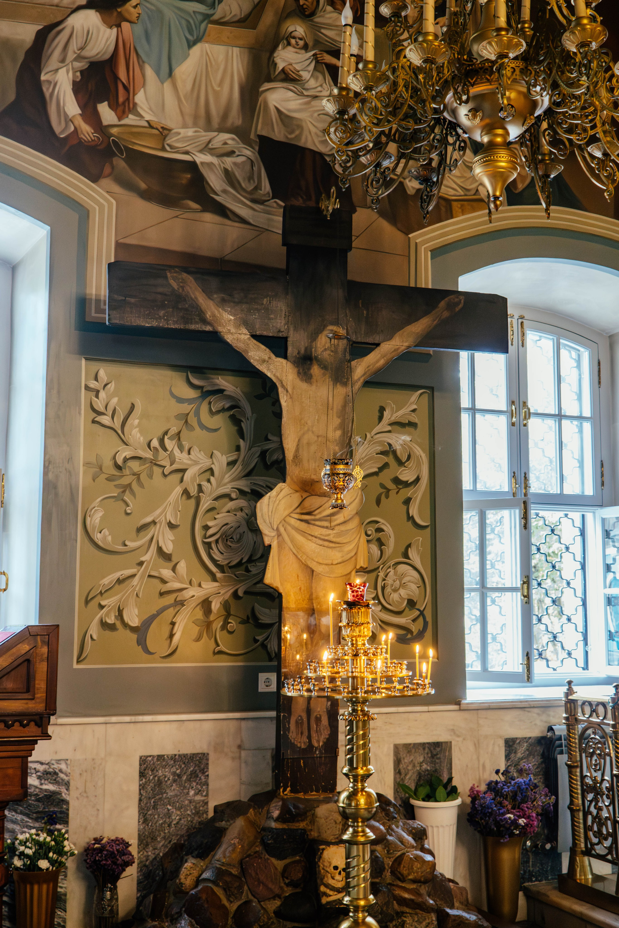 Литургия в храме иконы Божией Матери «Живоносный Источник» в Царицыне. Фотограф Москва Валерия Веденина