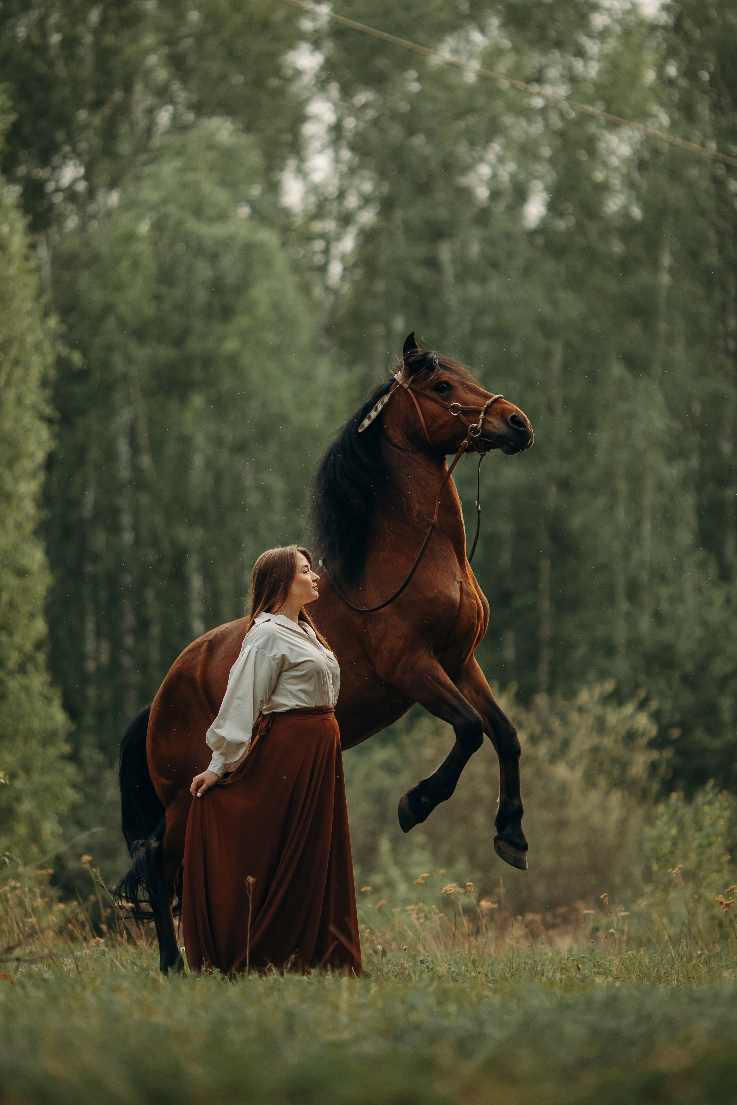 Ксения и Талисман. Анна Молчанова конный фотограф в Тюмени | фотосессии с лошадьми Тюмень