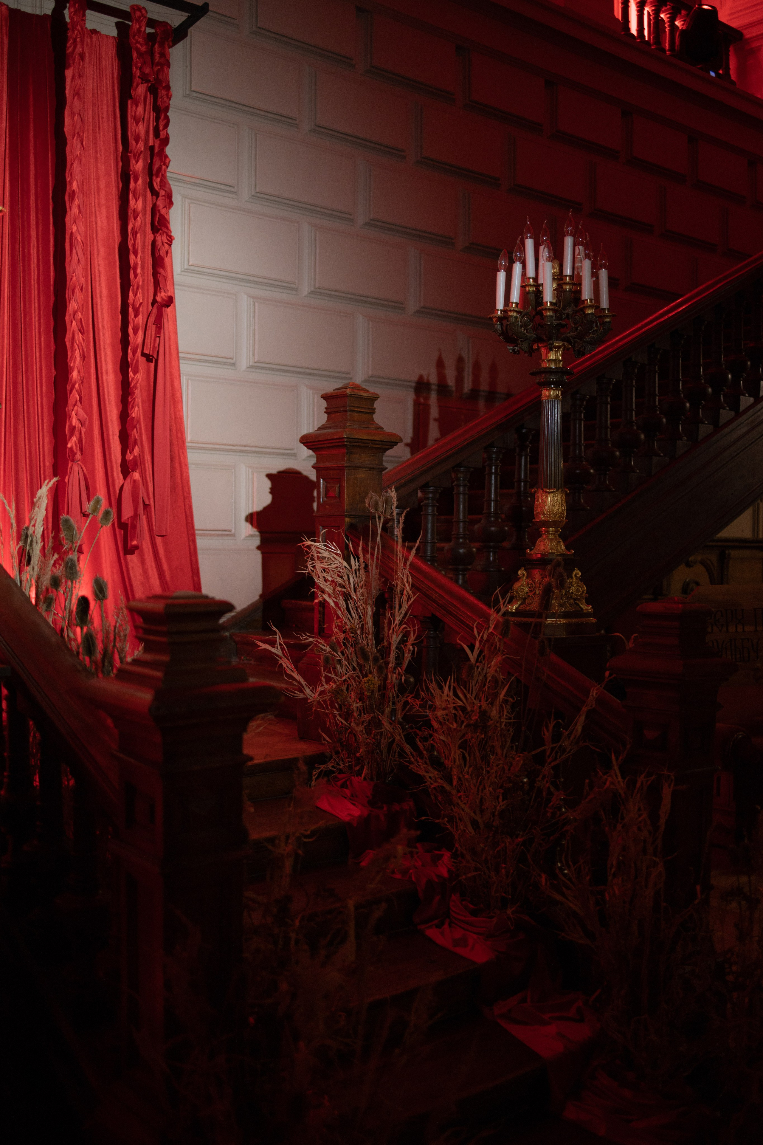 Новогодний корпоратив в фольклорном стиле. Особняк Лемана. Оформление свадеб, декор свадеб Вера Маркова, Москва