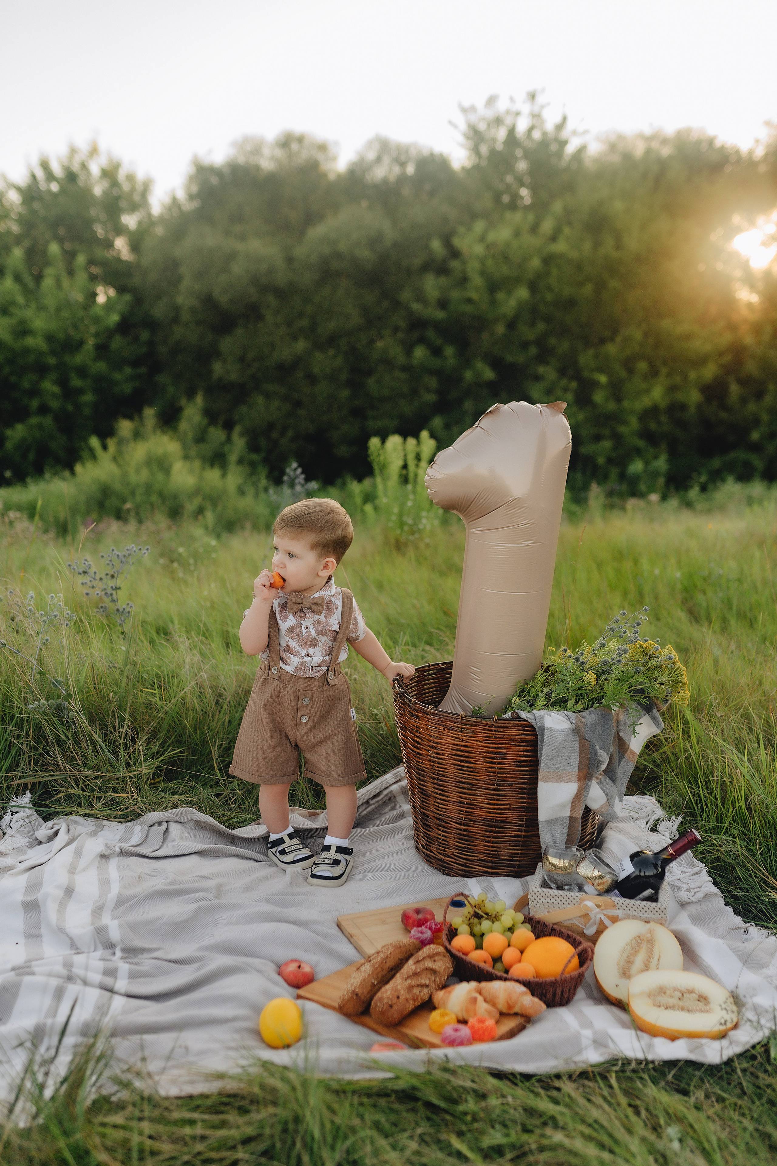 Светлана, Сергей и Женя | Семейная съемка на закате. Фотограф Карина Шмулёва. Воронеж и область