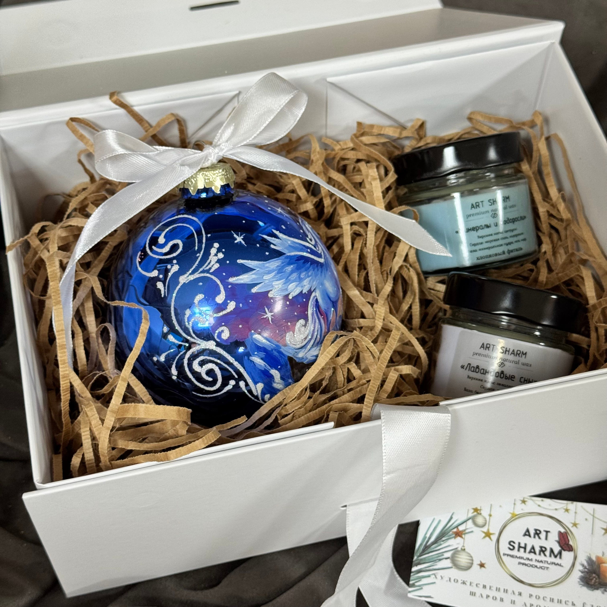 Аромасвечи и наборы. Художественная ручная роспись елочных шаров, корпоративные подарки и восковые аромасвечи