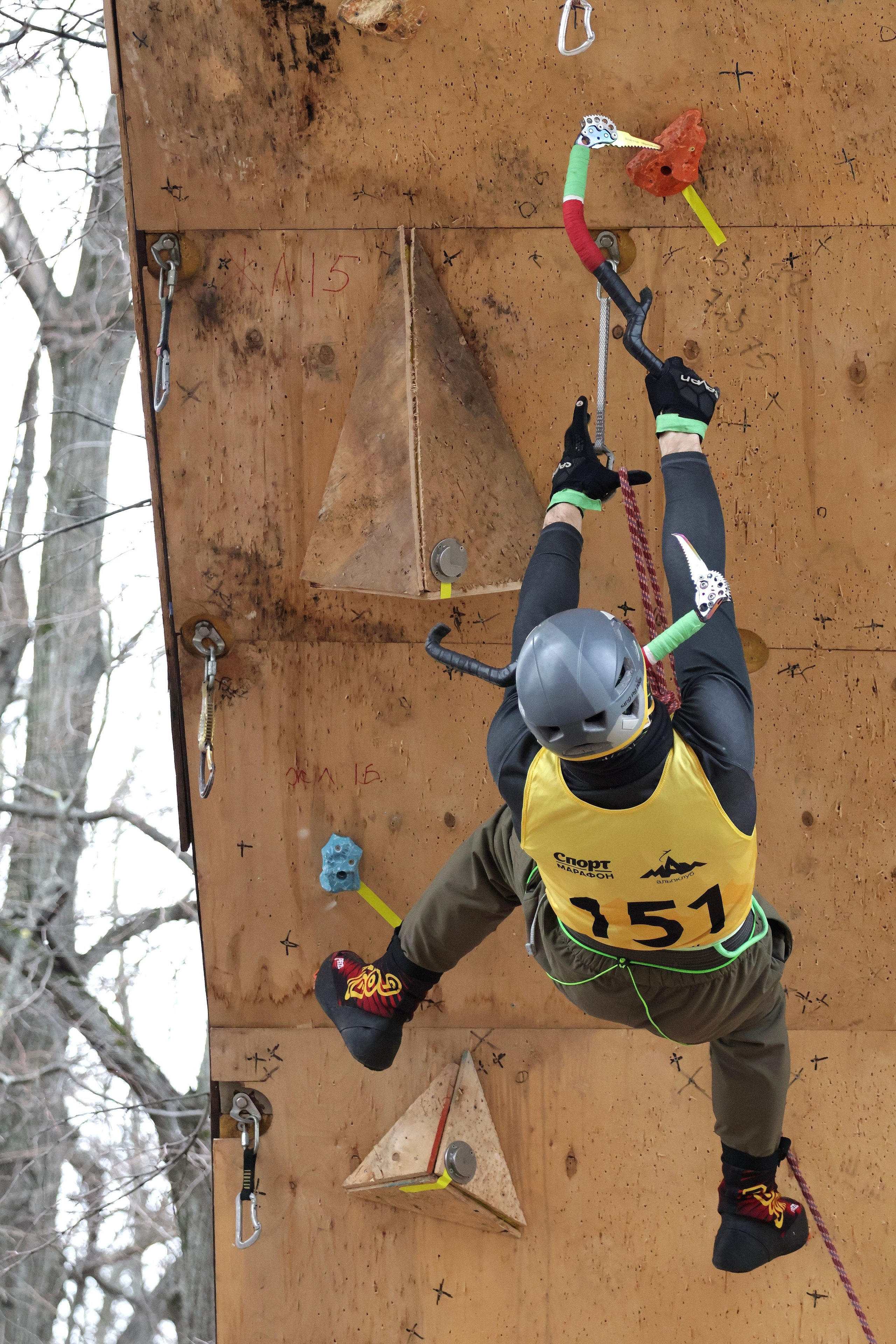 Чемпионат Москвы по ледолазанию. Спортивный и репортажный фотограф Ермакова Светлана