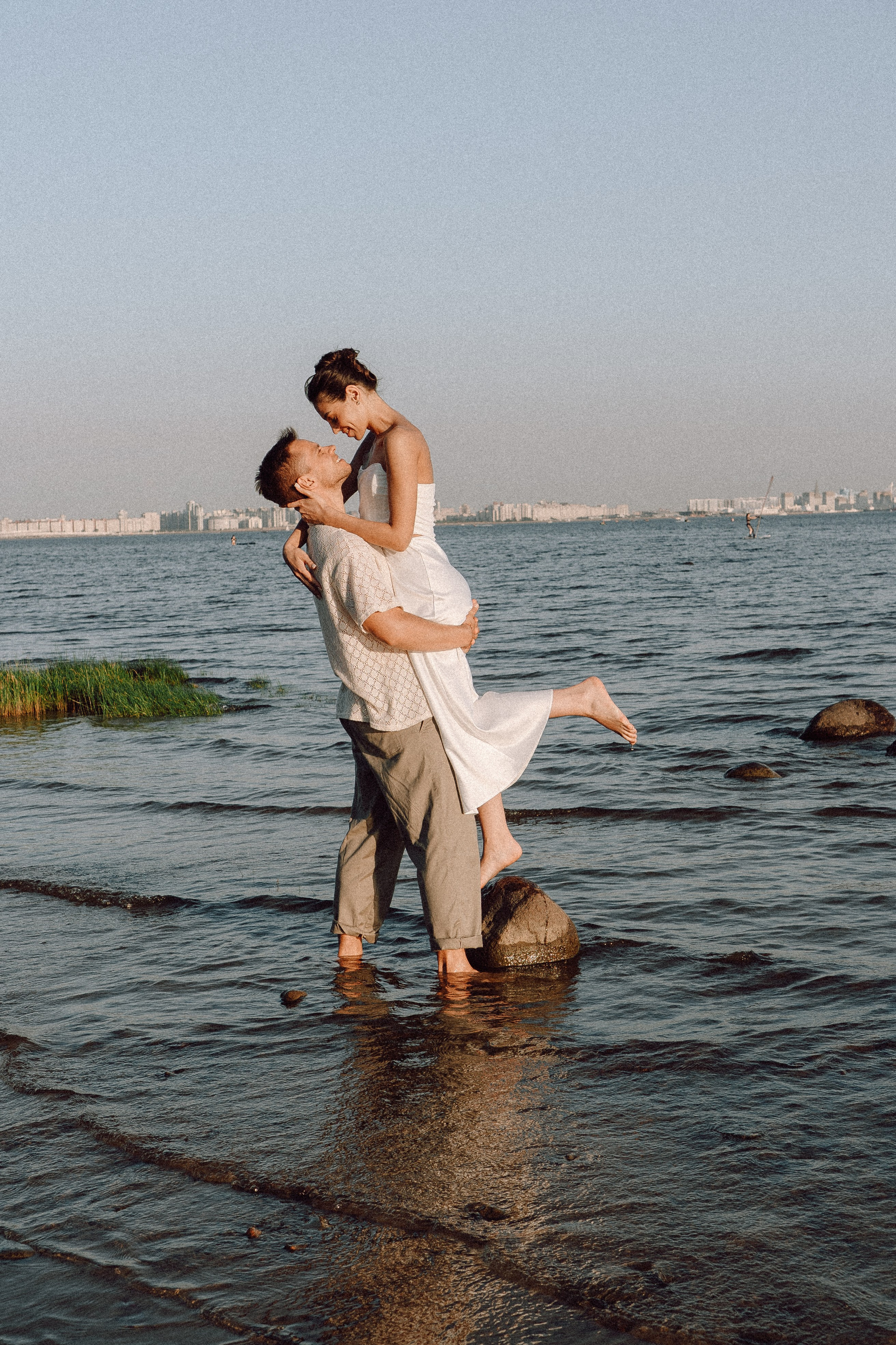 СВАДЕБНАЯ ФОТОСЕССИЯ ВЫЕЗДНОЙ ЦЕРЕМОНИИ (ФИНСКИЙ ЗАЛИВ). Профессиональный фотограф, Санкт-Петербург — Виктория Богомолова