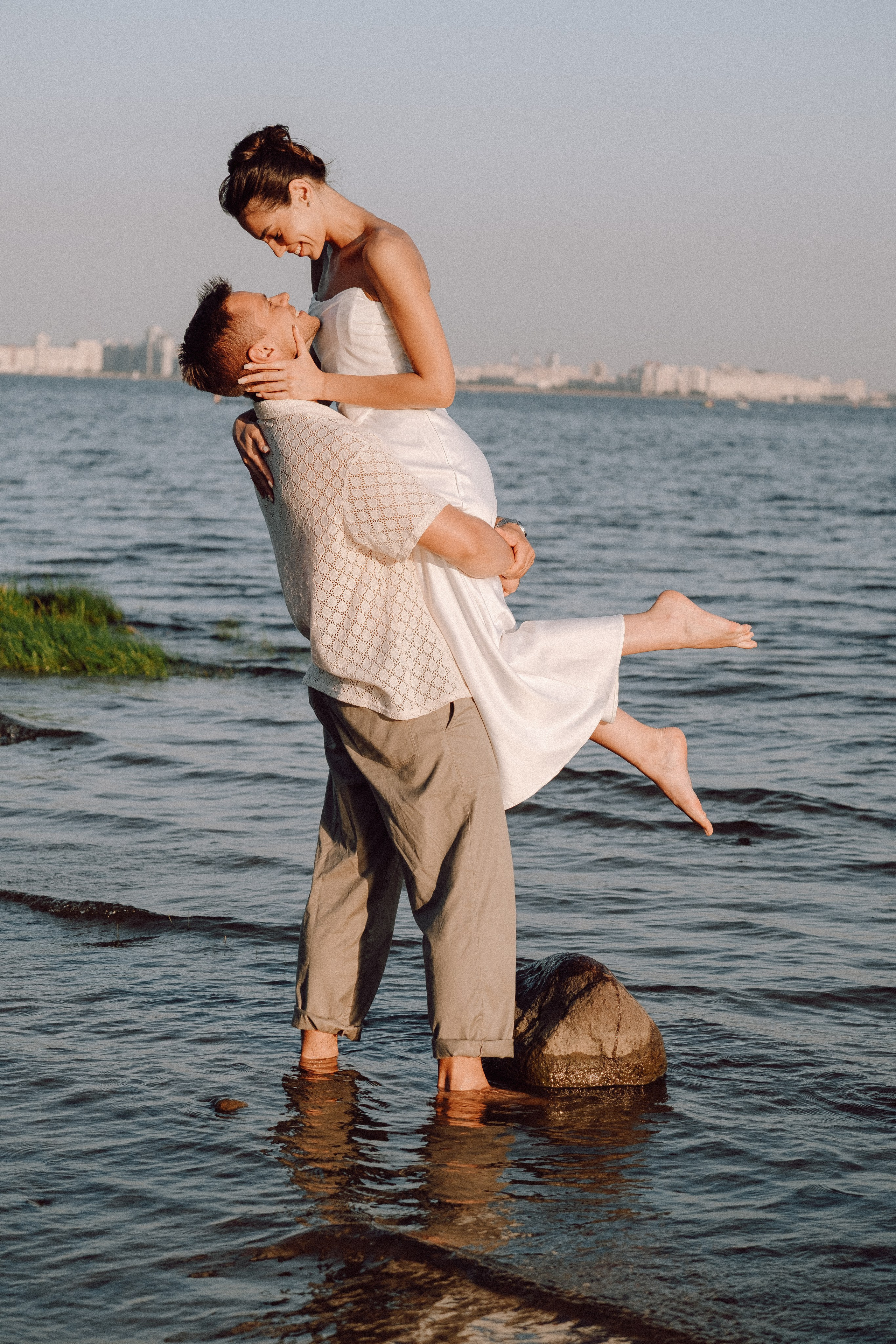 СВАДЕБНАЯ ФОТОСЕССИЯ ВЫЕЗДНОЙ ЦЕРЕМОНИИ (ФИНСКИЙ ЗАЛИВ). Профессиональный фотограф, Санкт-Петербург — Виктория Богомолова