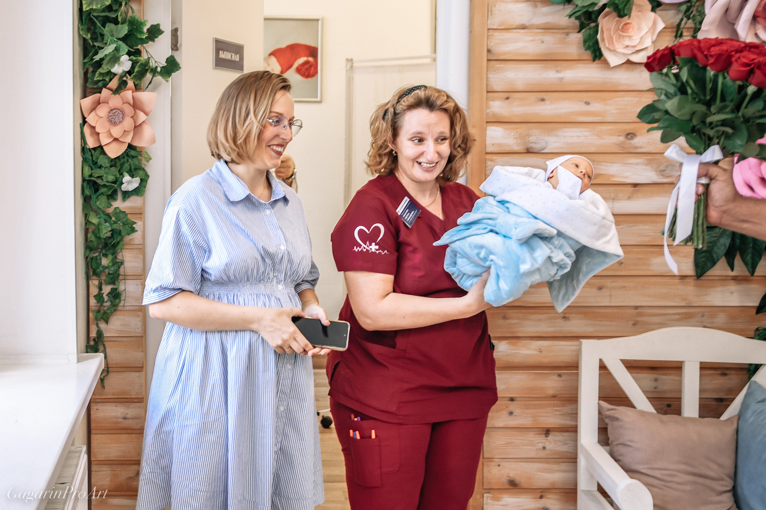 Фотосъёмка выписки из родильного дома. GagarinProArt
