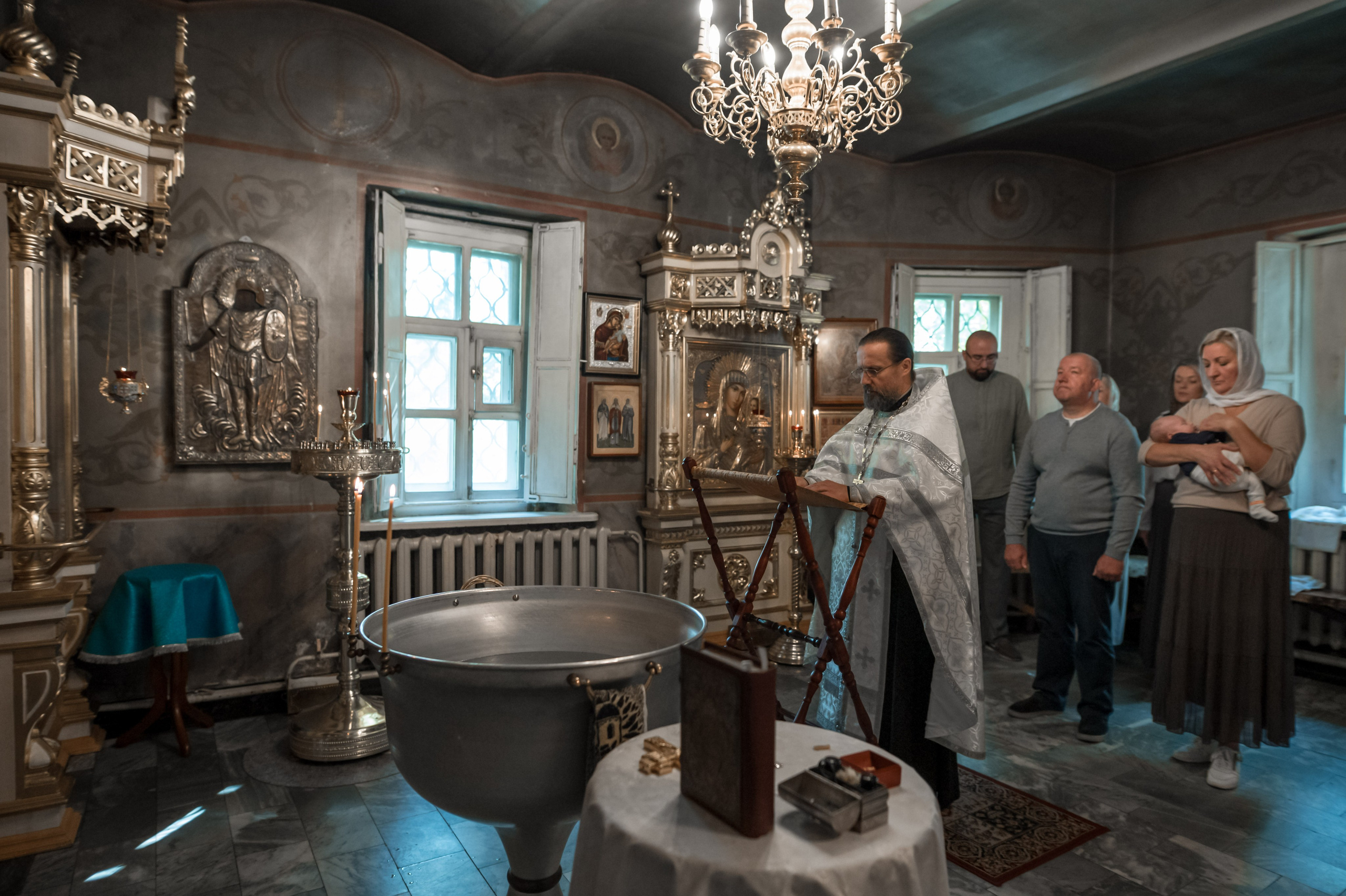 Крещение Ивана (Одинцово. Преображенская церковь в Юдино). Фотограф Стеценко Наталия. Одинцово, Москва, Московская область