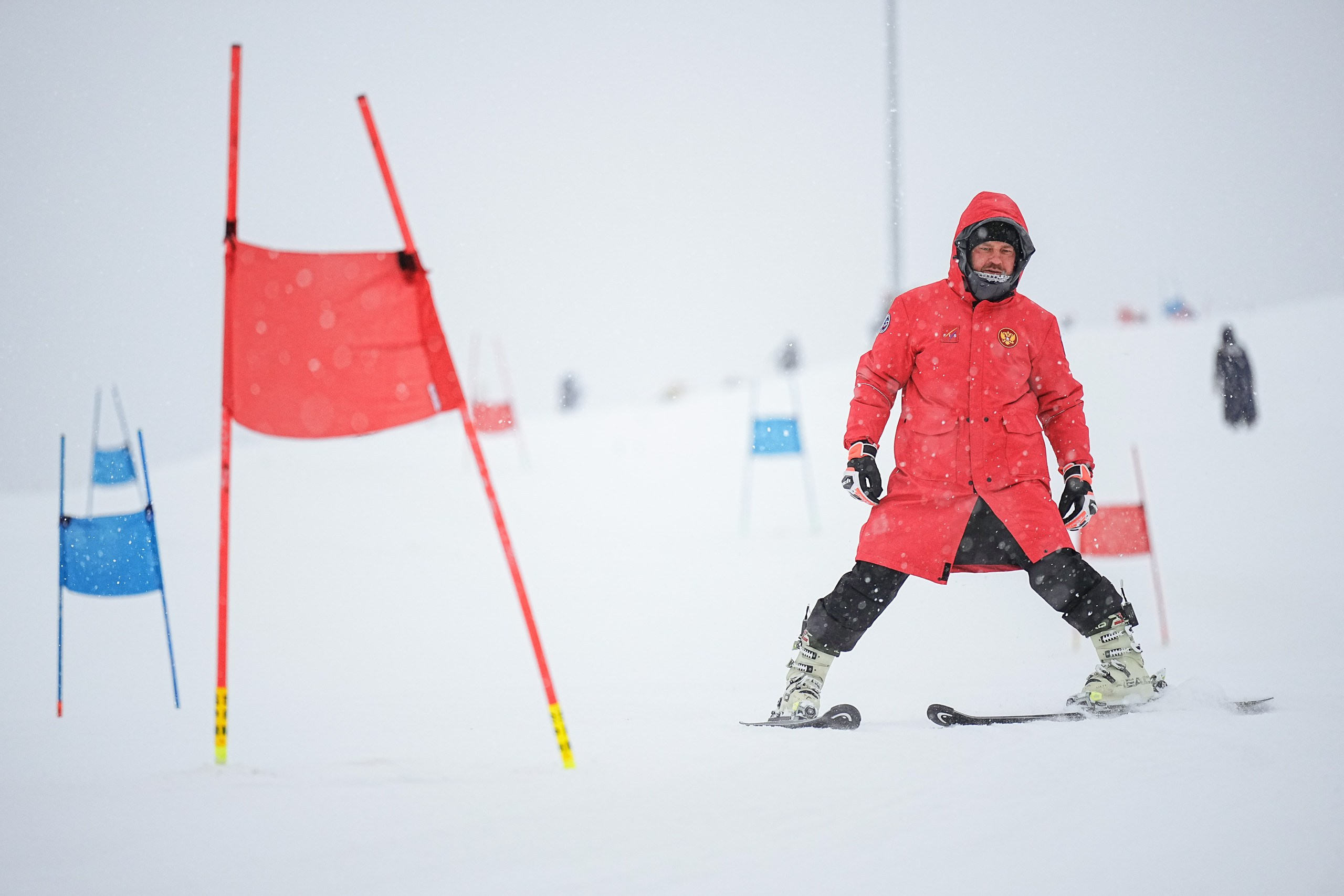 Горные лыжи. Первенство Центрального Федерального Округа. GS U16 Шуколово. Фотограф Студитский Евгений