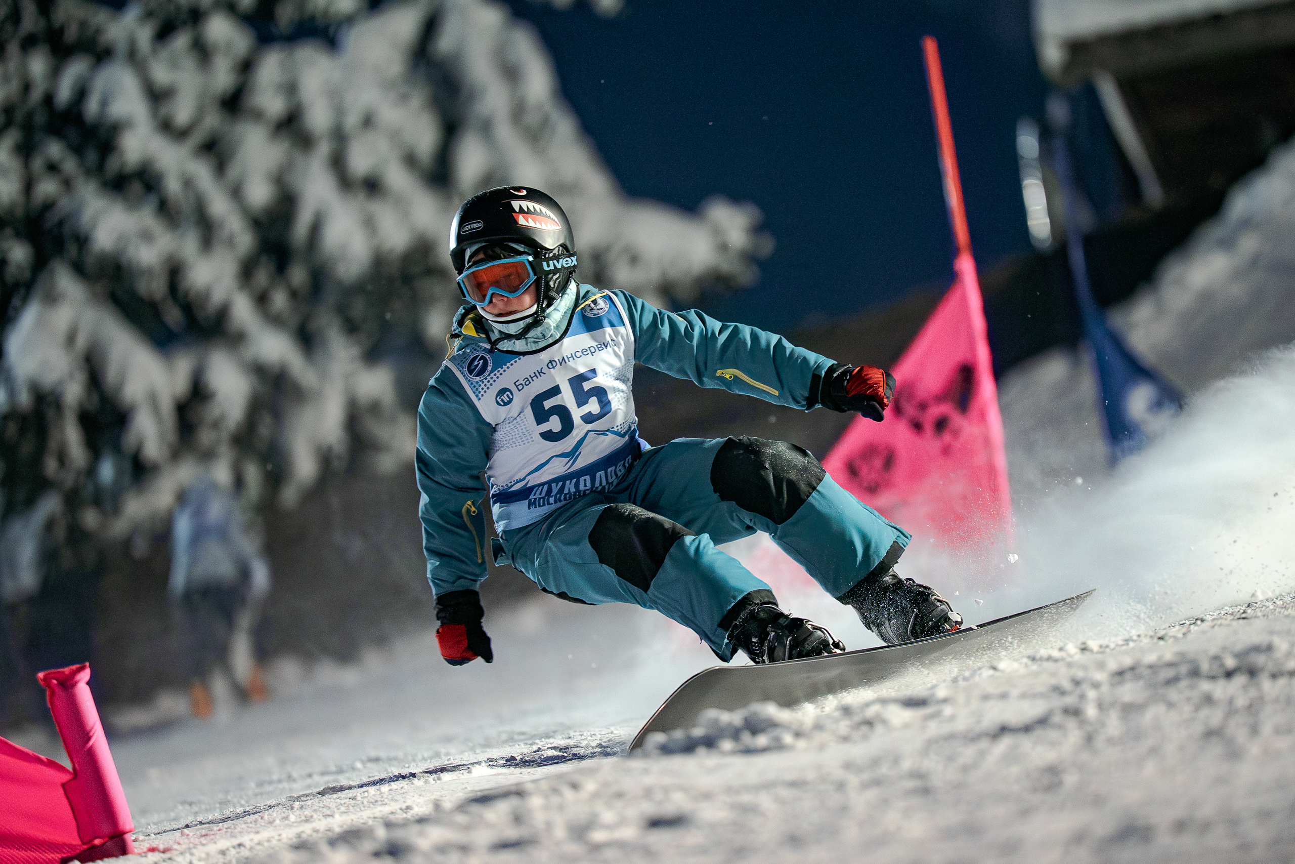 2026.02.06 | Первенство Дмитровского м. о. по сноуборду, PGS. Фотограф Студитский Евгений