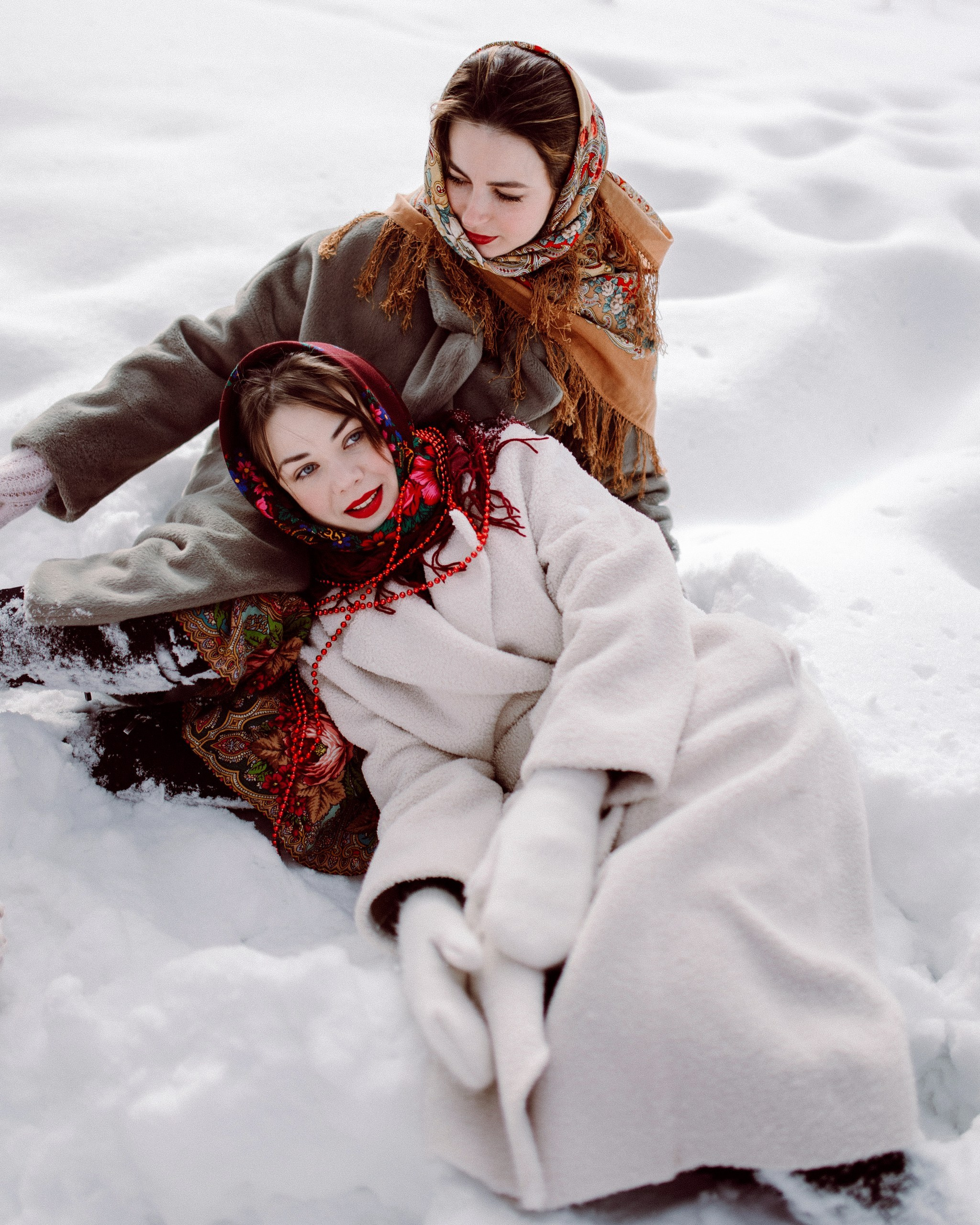 Сёстры. Масленица. Анастасия Турсунова арт-фотограф в Москве