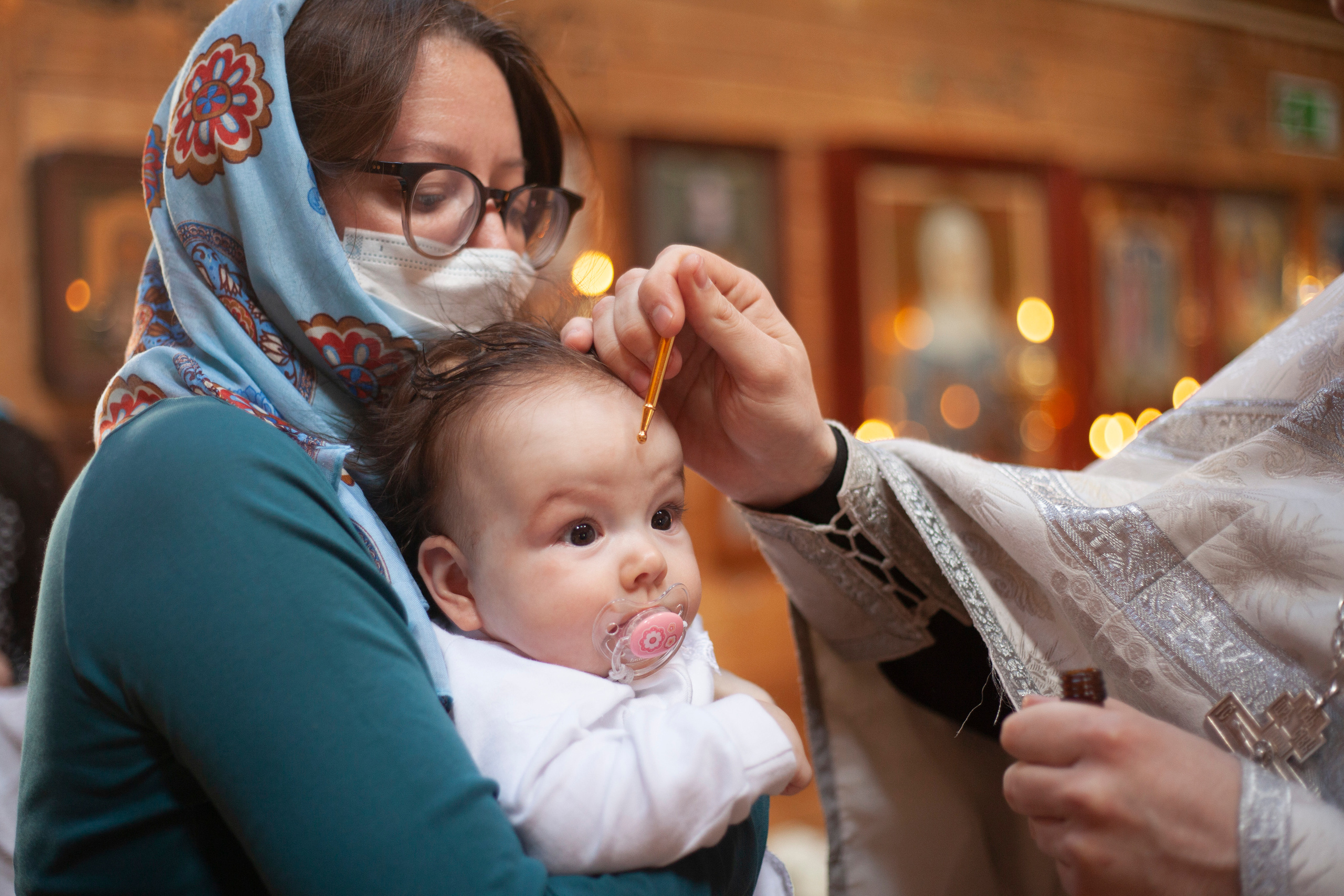 Таинство крещения. Фотограф Алёна Потёмкина