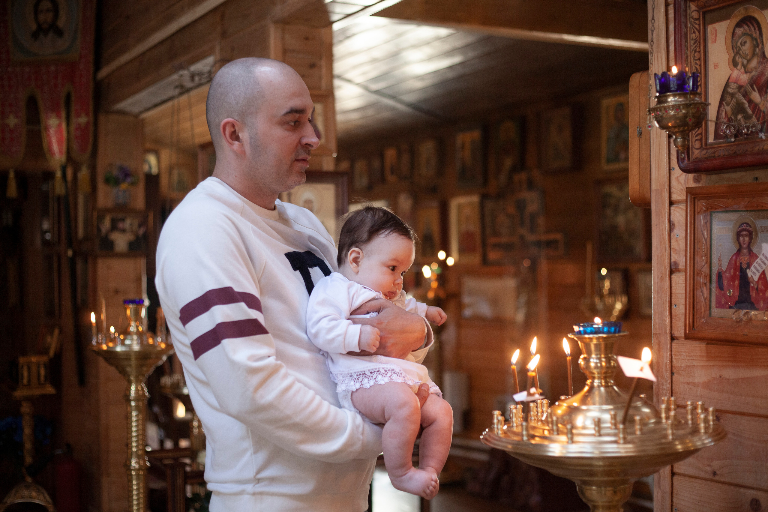 Таинство крещения. Фотограф Алёна Потёмкина