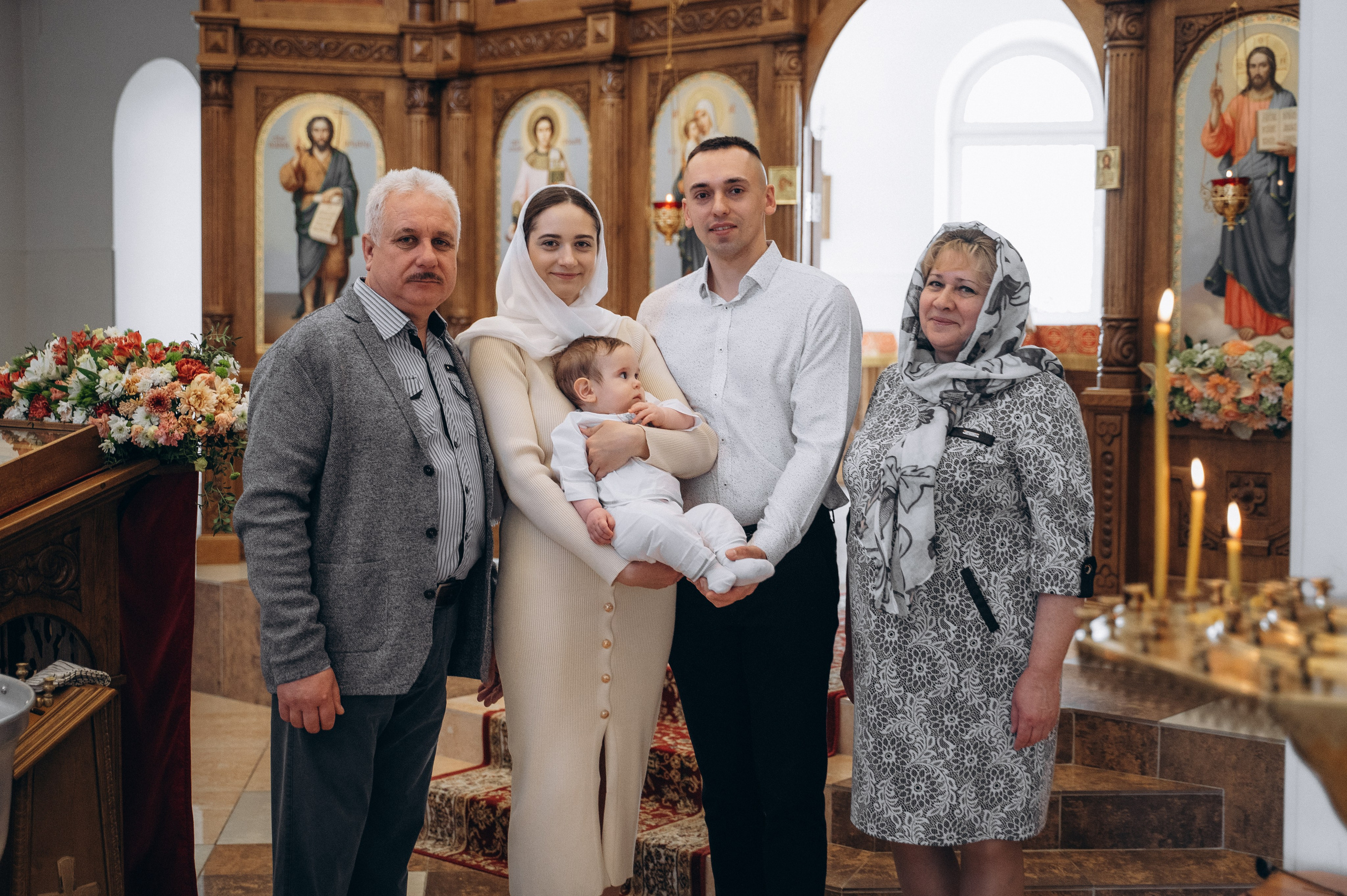 Крещение Мирона (Храм Преображения Господня). Семейный фотограф в Минске Дарья Дреко