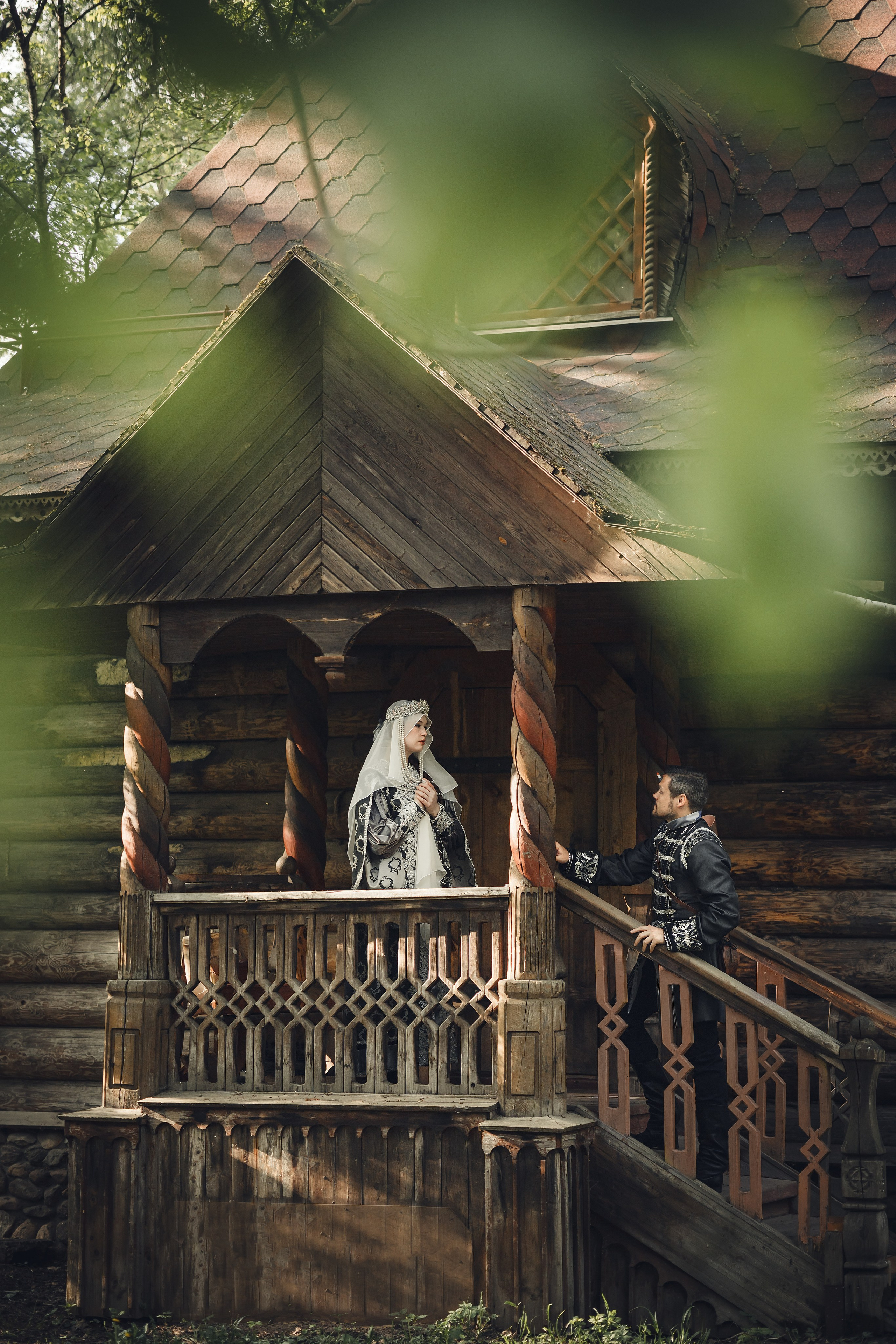 Мужчина и&nbsp;женщина, портрет, русский народный костюм, сказочная фотосессия, косплей, арт, фотосессия на природе, фотограф,  Москва