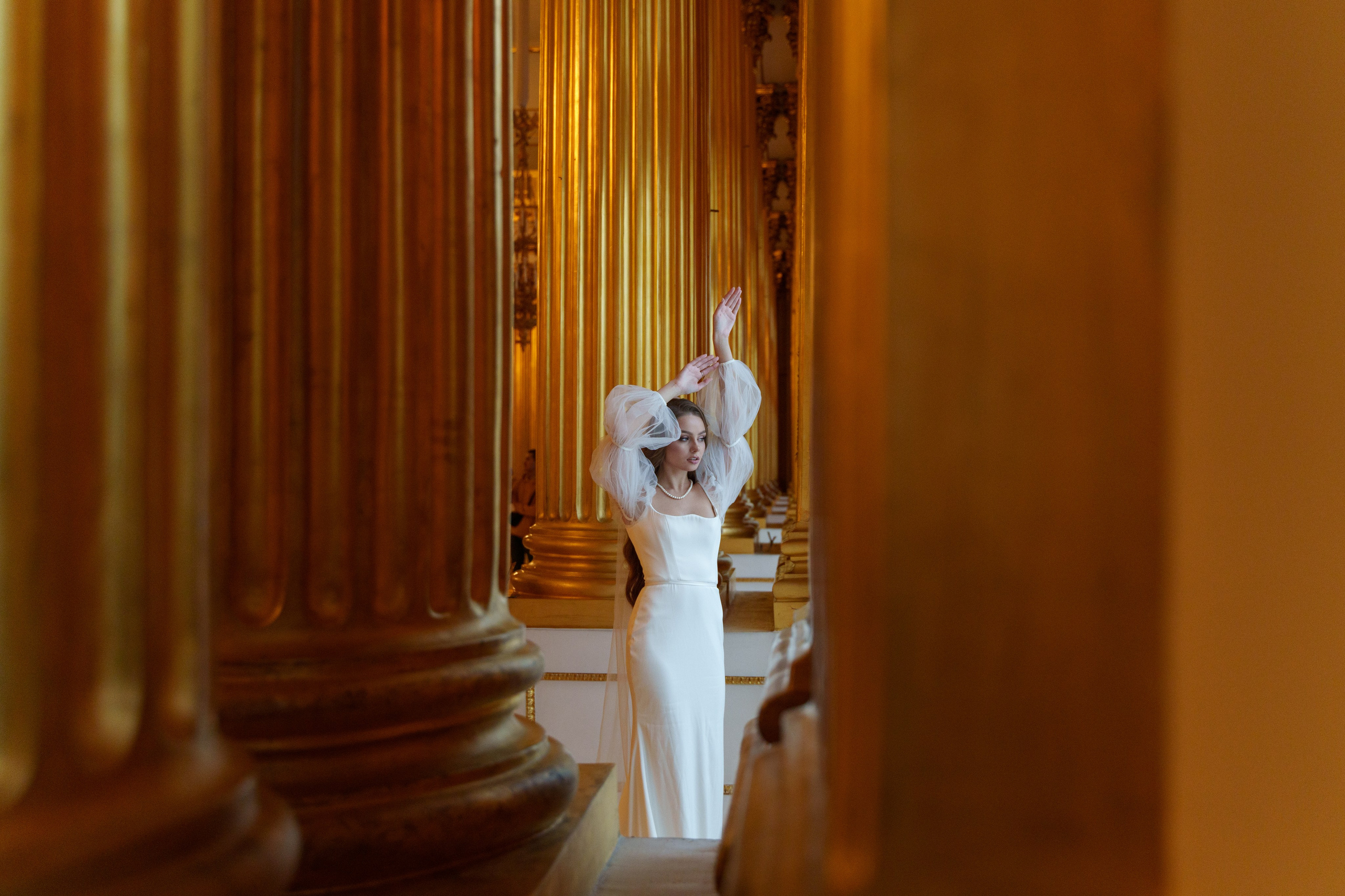 Фотосессия в Эрмитаже упрекрасно передаст Ваш стиль свадьбы!