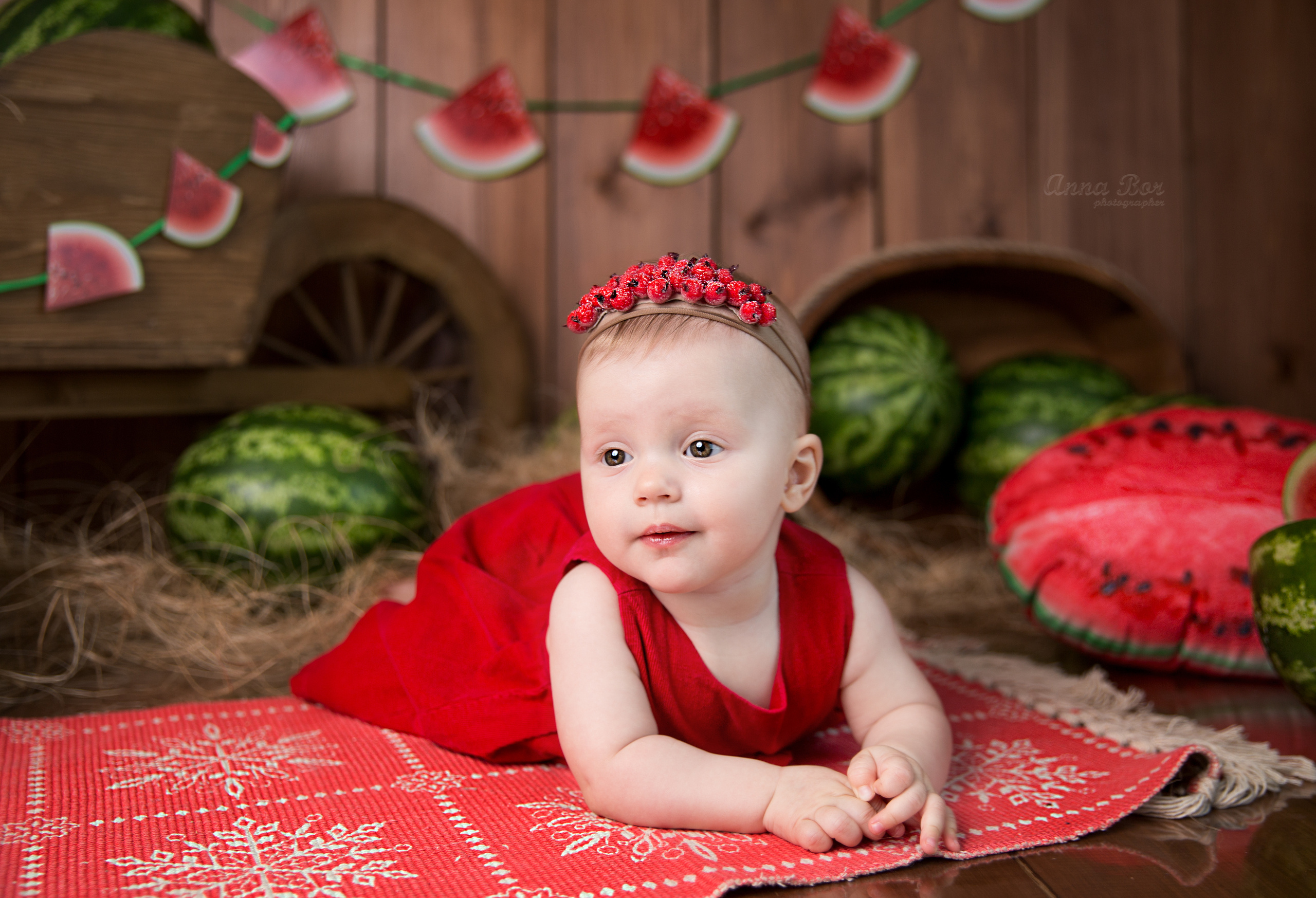Фотопроект АРБУЗИКИ. Фотограф новорожденных, детей до года и беременных в Симферополе