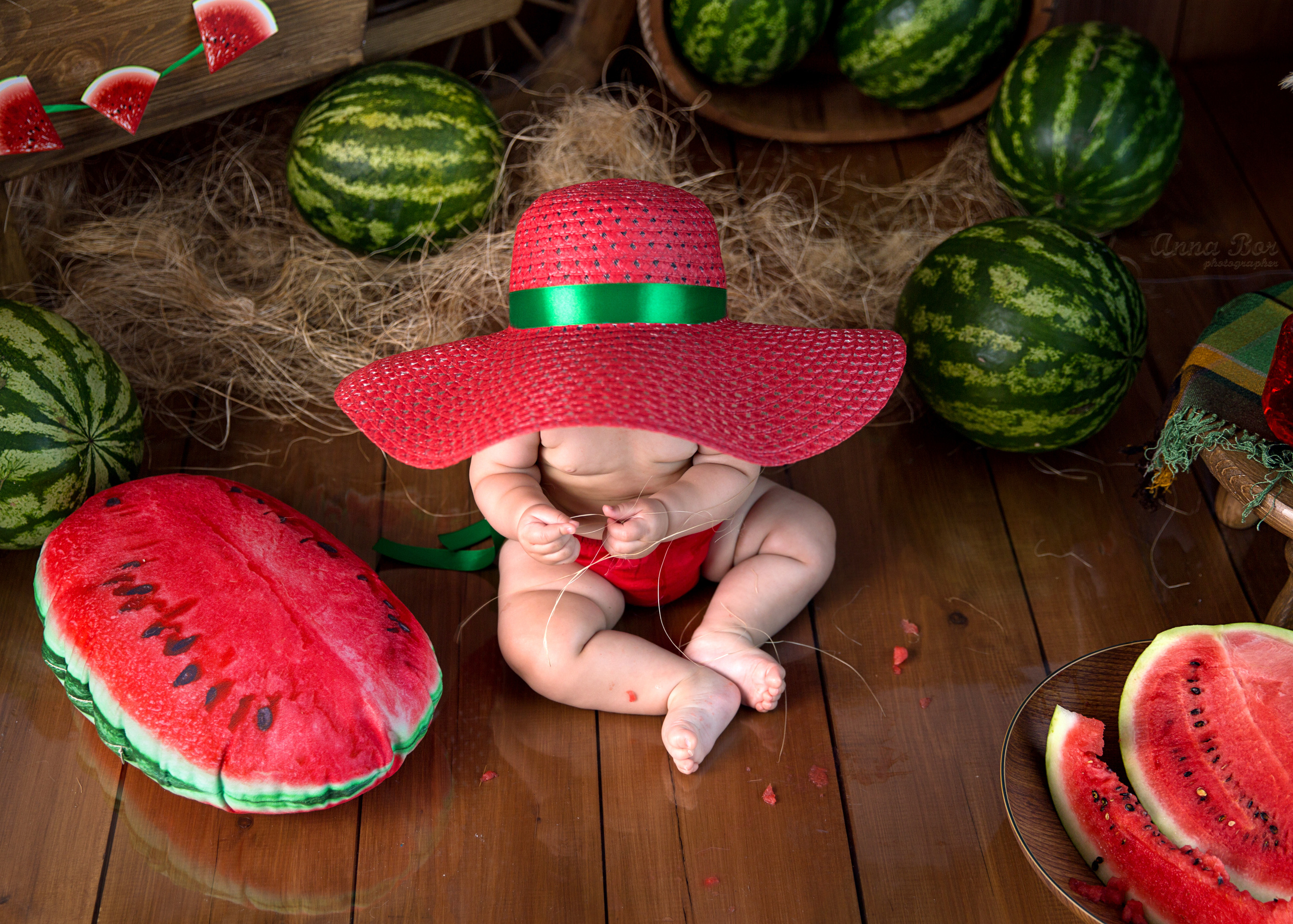 Фотопроект АРБУЗИКИ. Фотограф новорожденных, детей до года и беременных в Симферополе