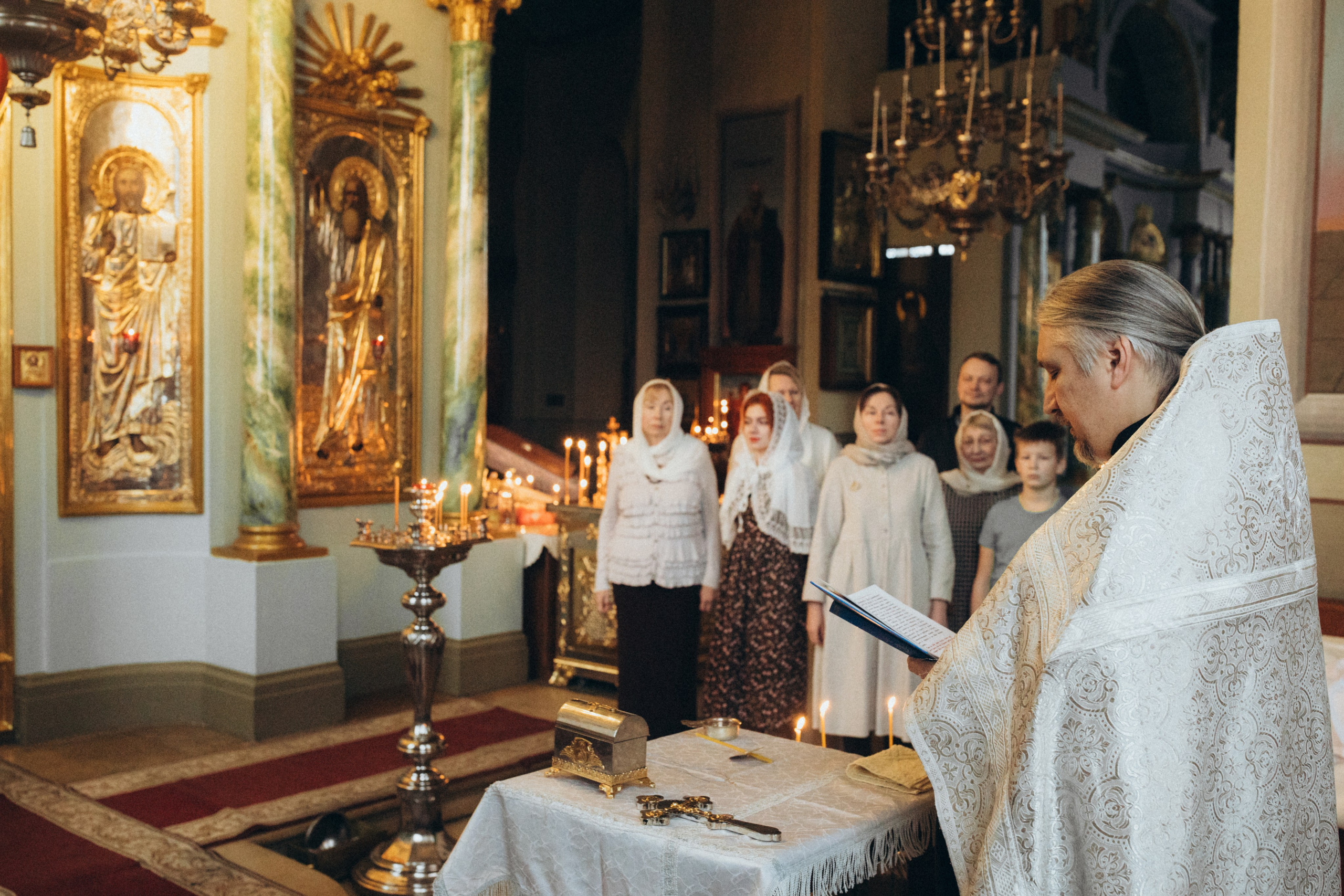 Таинство Крещения Ивана в Церкви Николая Чудотворца. Детский и семейный фотограф в Пушкино, Мытищи, Москва Сергеева Светлана