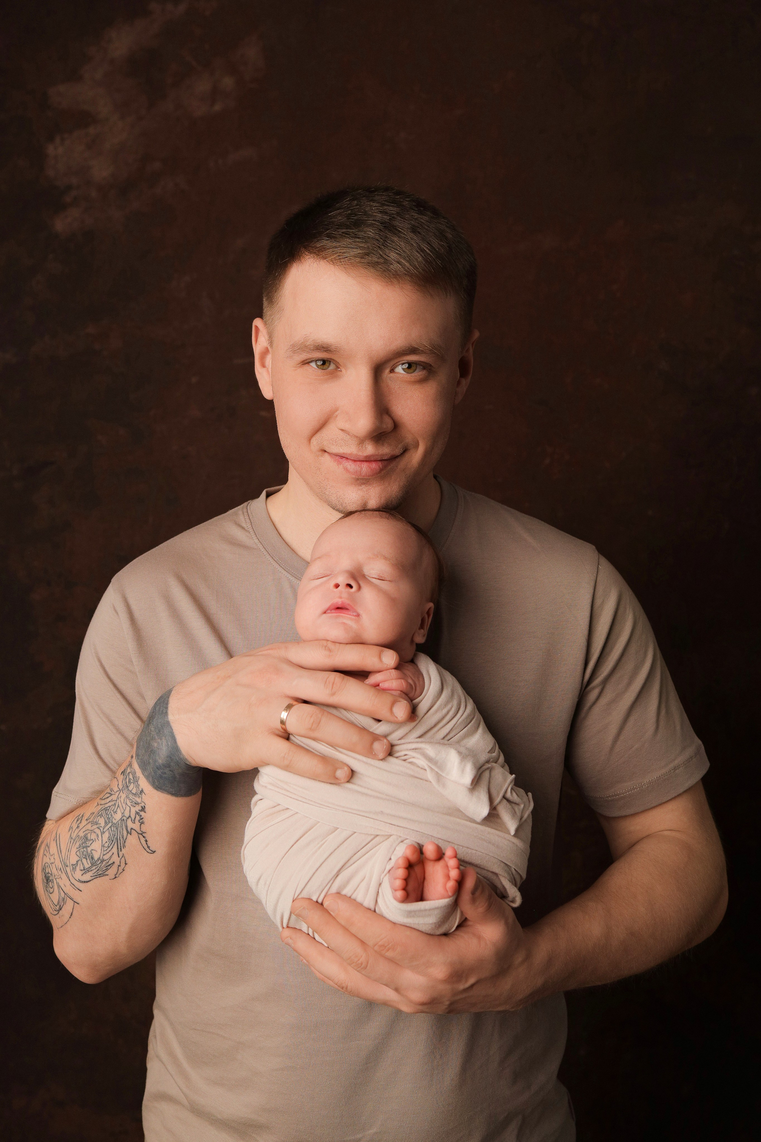 Лев, 1 месяц. Фотограф новорожденных в Новокузнецке Анна Горошникова