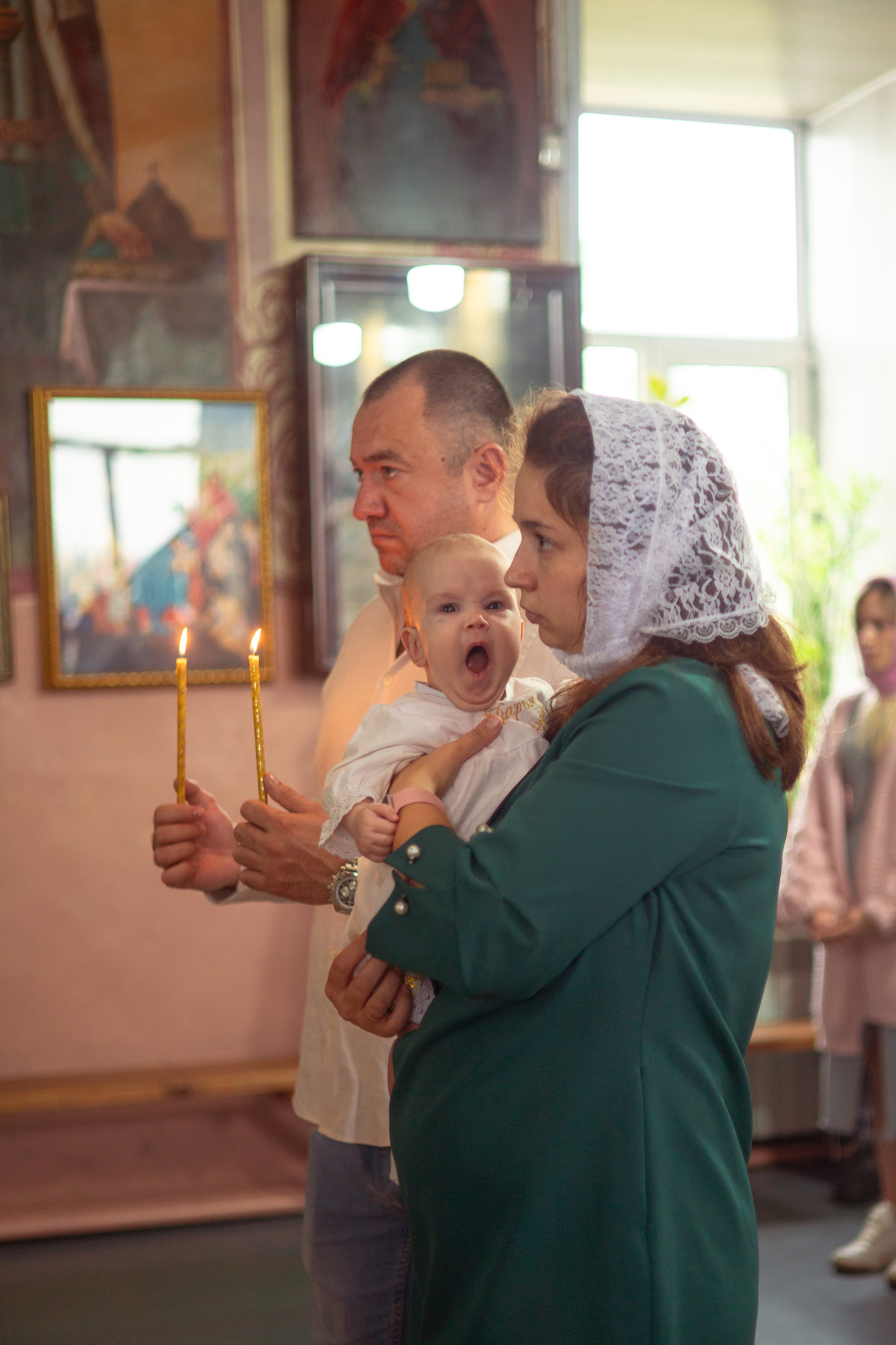 Таинство крещения Дарьи. Семейный и детский фотограф в Михайловке Татьяна Лестьева