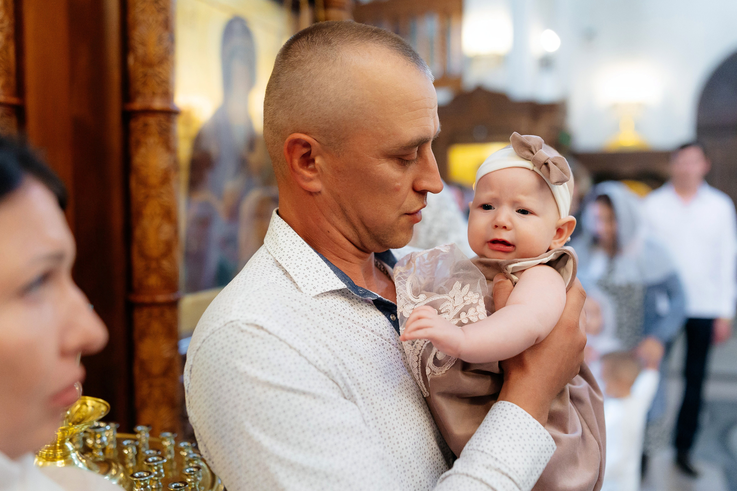 Крещение Анастасии. Семейный и детский фотограф в Москве Александра Мак