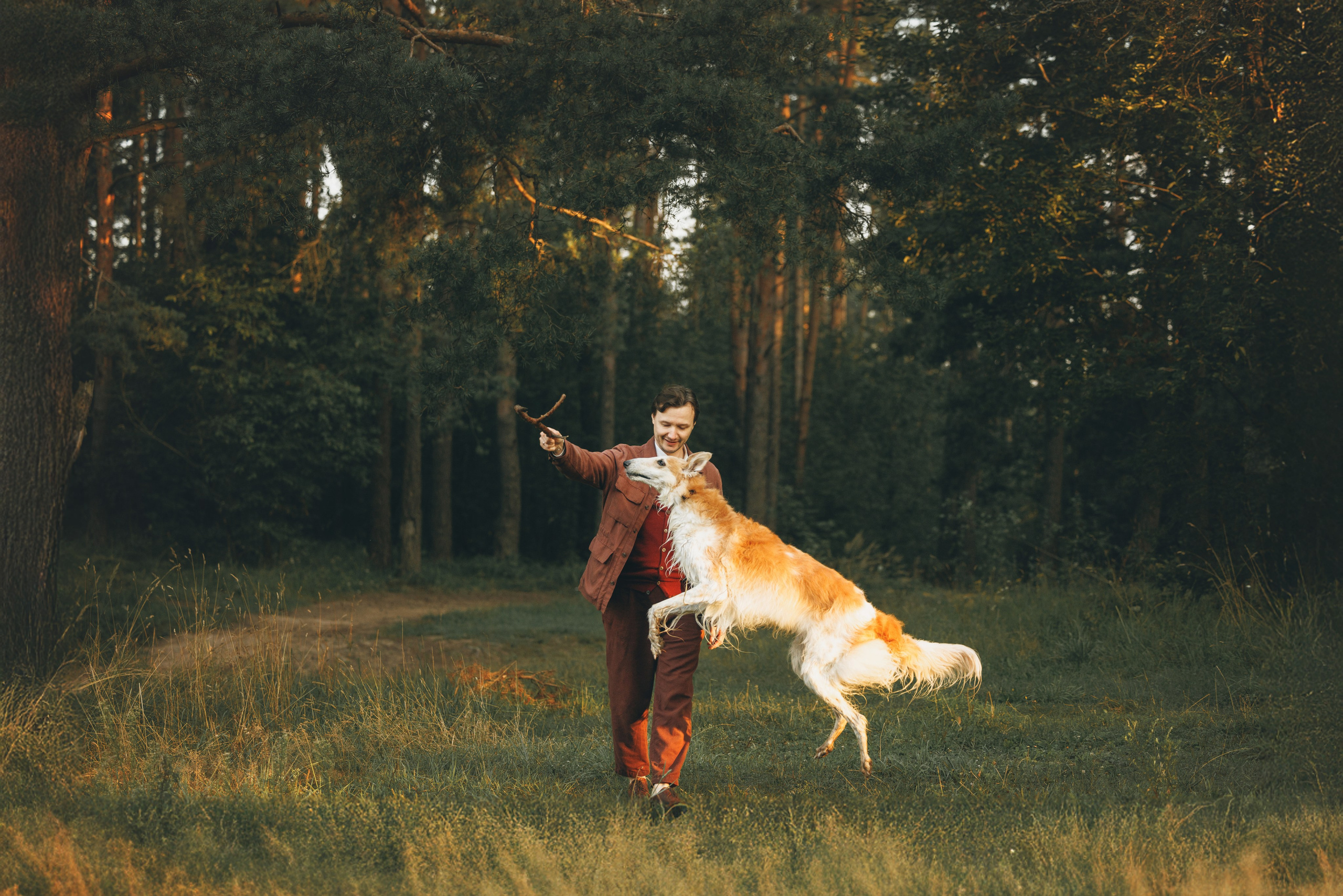 Сергей, Оксана и Жара. Фотограф анималист Осипчикова Мария