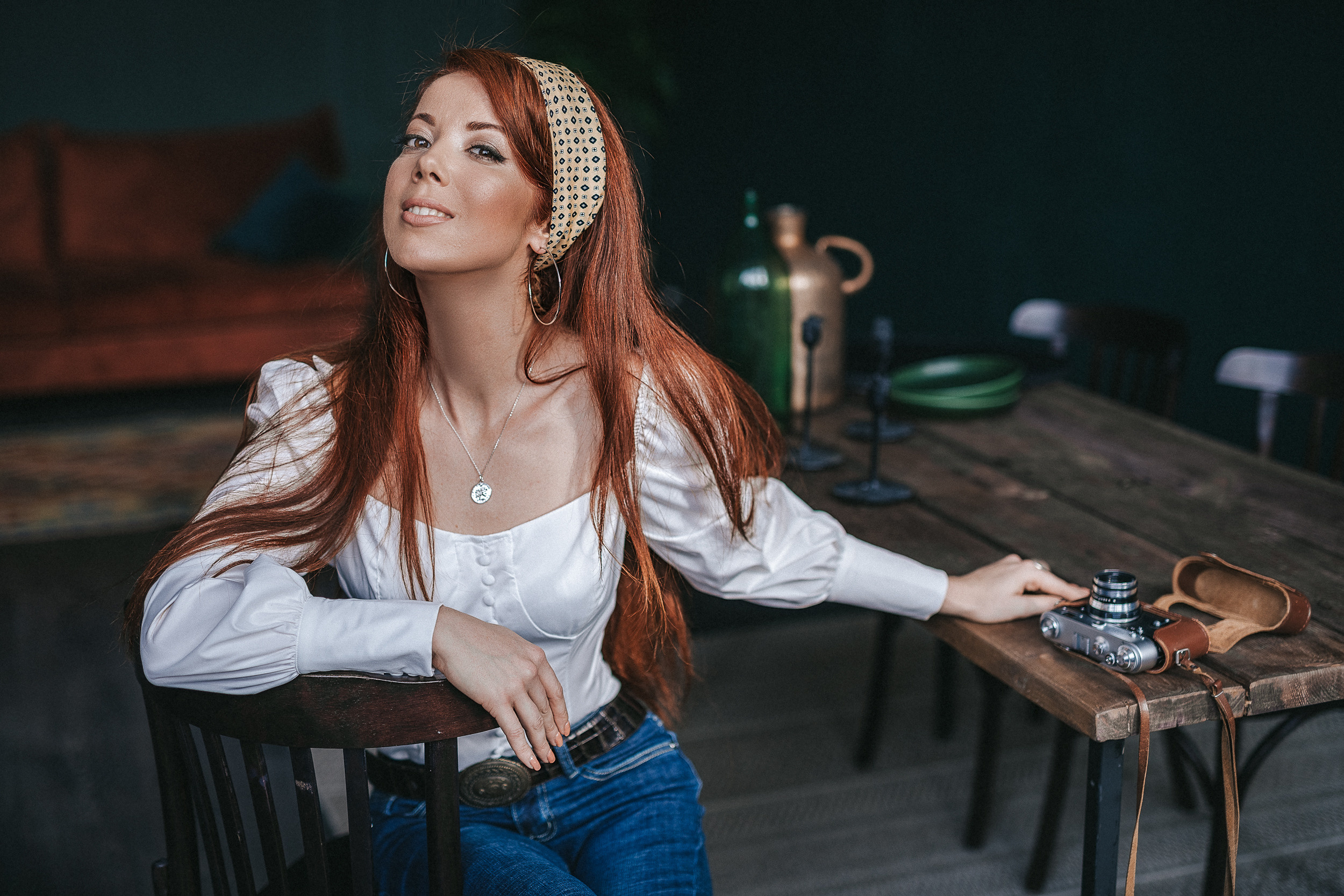 Фотосессия для Аксиньи в стиле 70-х. Фотограф-стилист в Москве Ольга Ракша