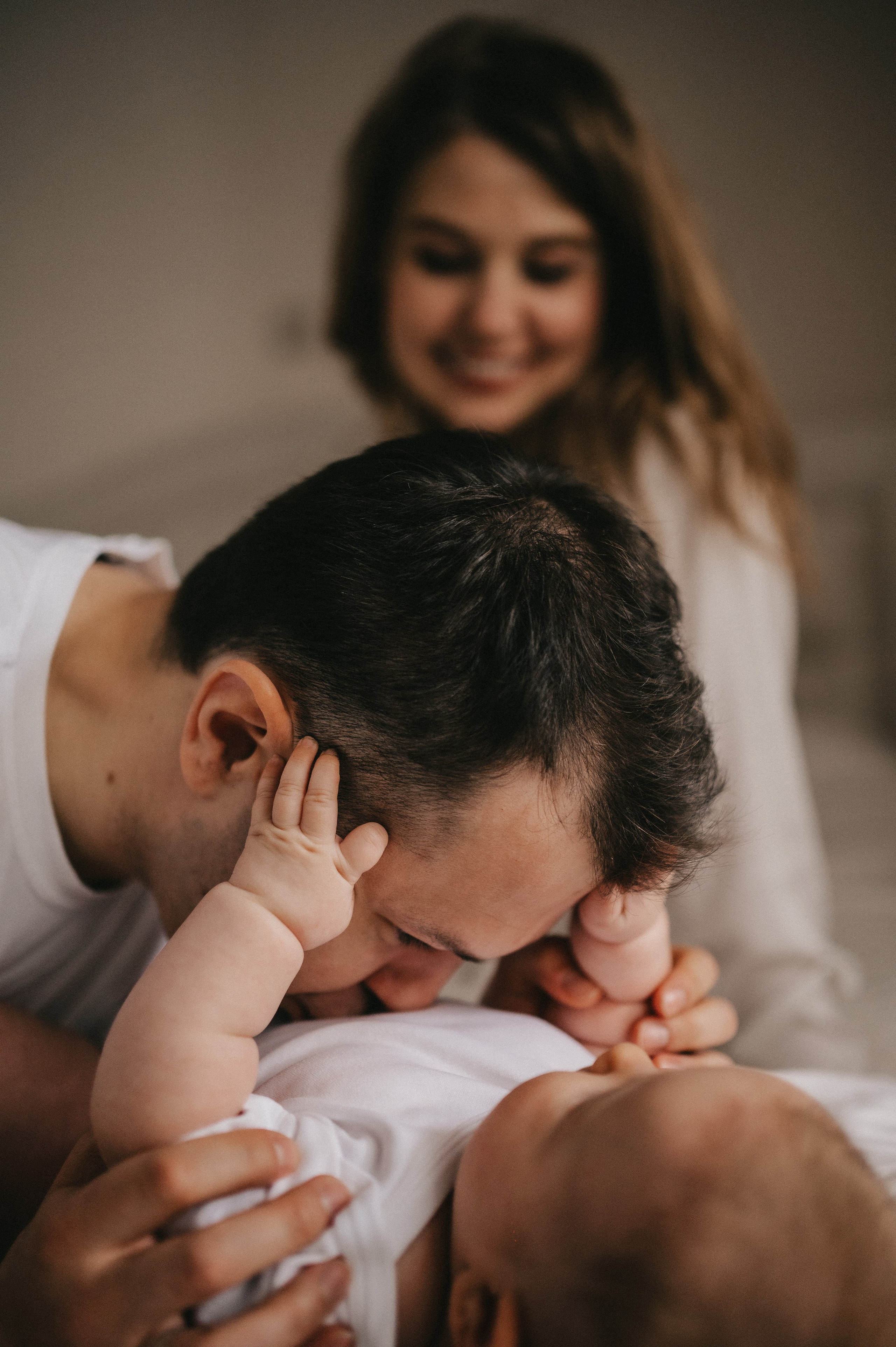 Сергей, Оксана и Алиса дома. Семейный и свадебный lifestyle-фотограф в Москве Мария Петрова