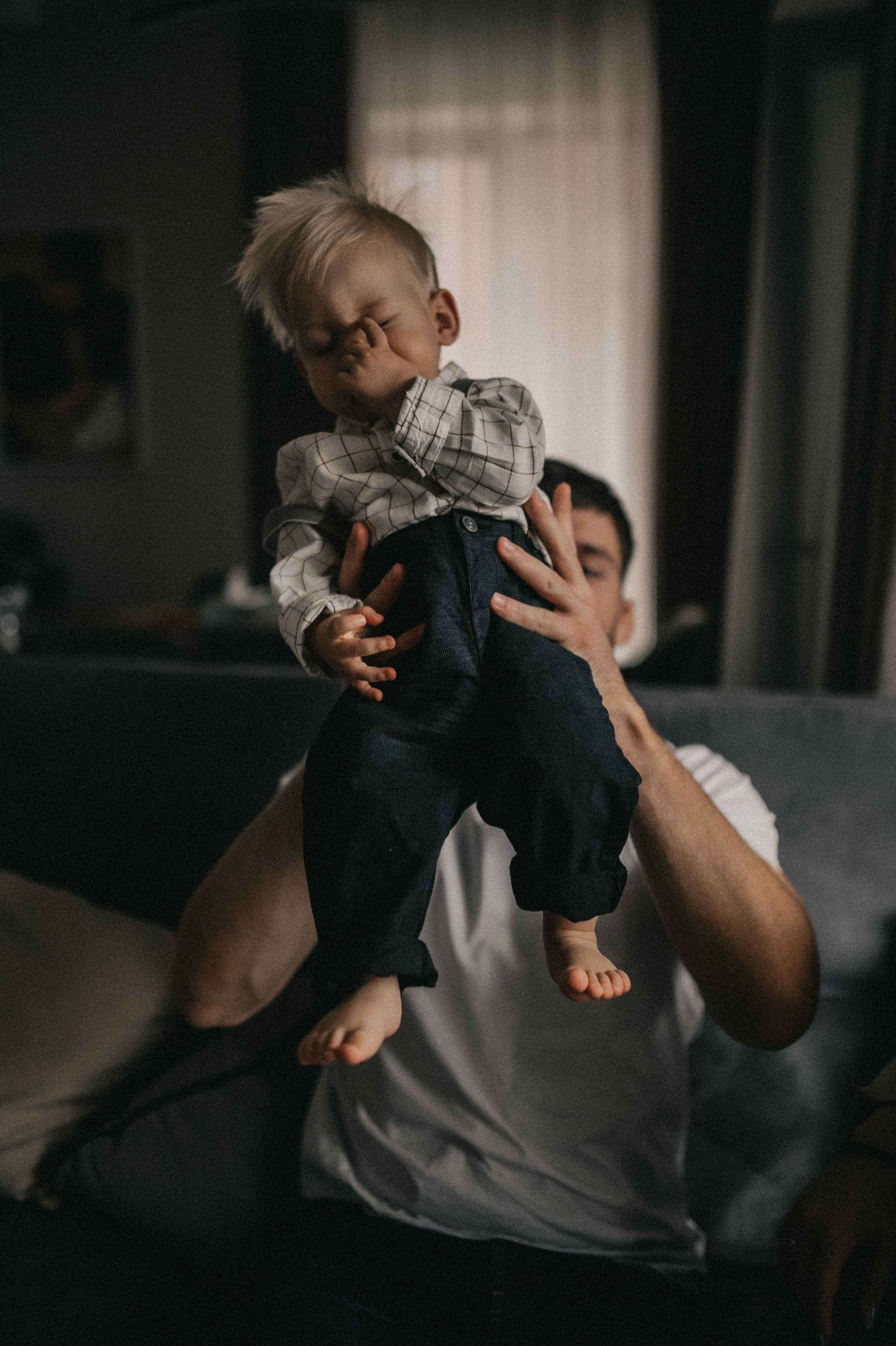 Лёня, Лера и Матвей дома. Семейный и свадебный lifestyle-фотограф в Москве Мария Петрова