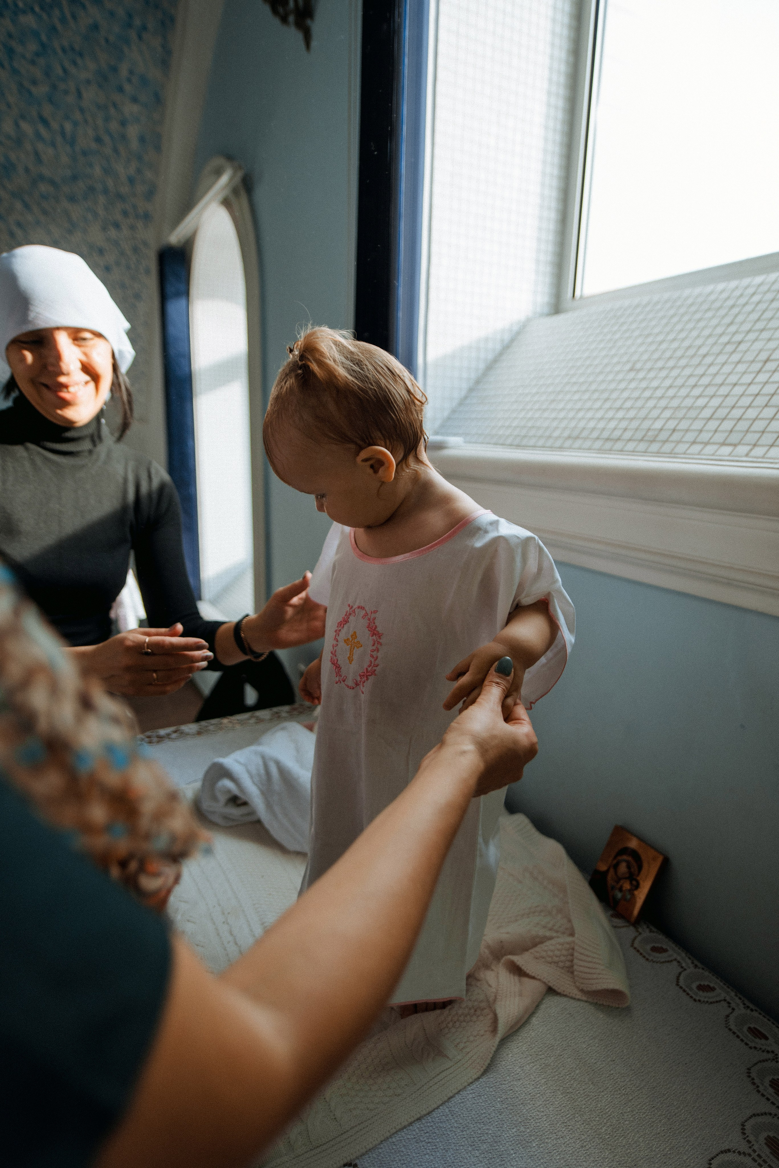 Крещение Софии. Семейный документальный фотограф в Волгограде Мариэта Додина