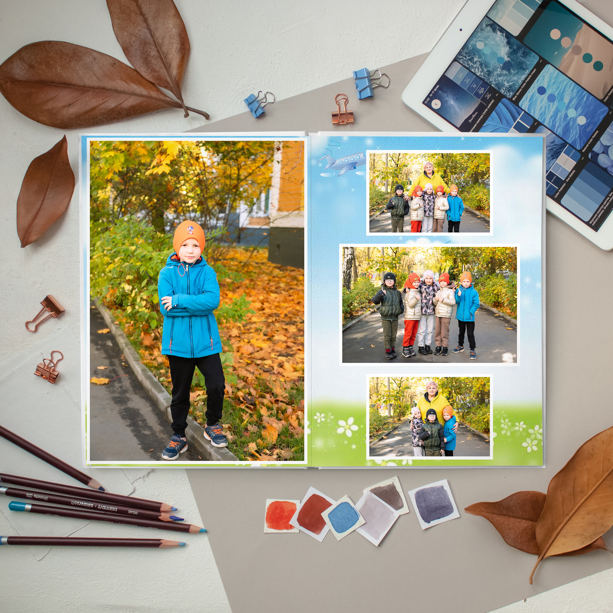 ПРЕМИУМ 5 разворотов. Выпускные альбомы для детского сада и школы в Москве